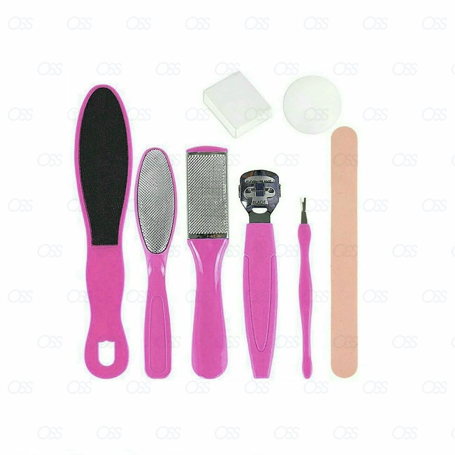 8 X Hard Dry Skin Remove Shaver Foot Pedicure Set Feet Blades Scraper Callus Kit