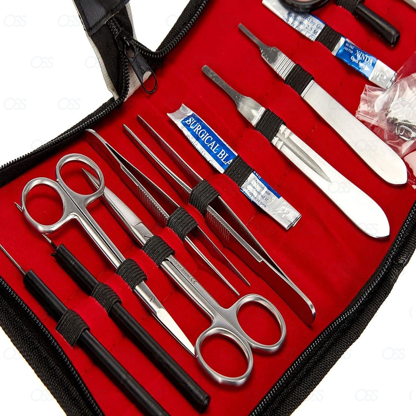 13 PCs STUDENT DISSECTING KIT VETERINARY SURGICAL DIAGNOSTIC EXAMINATION CE