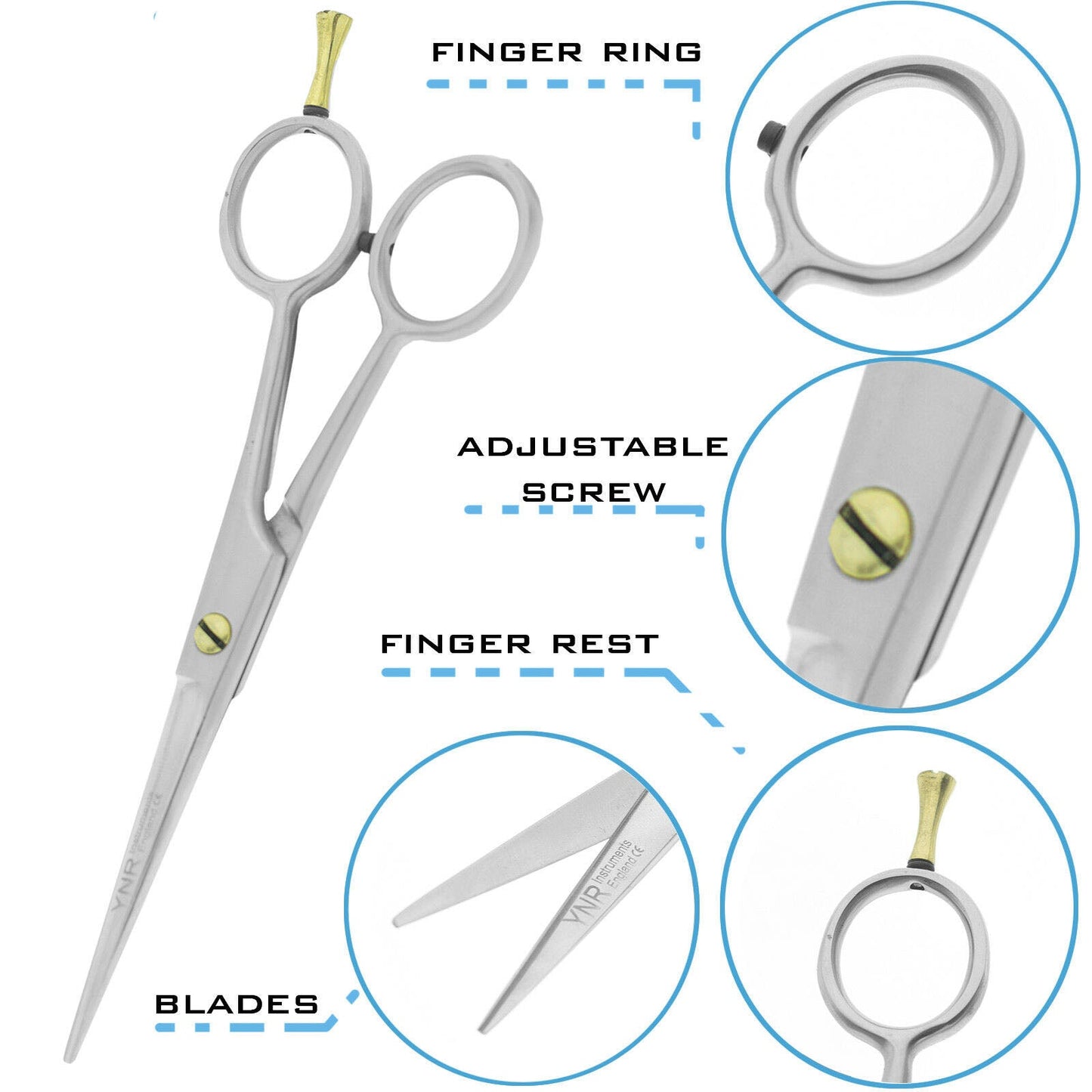 Professional Hairdressing Scissors Barber Salon Hair Cutting RAZOR Sharp Blades