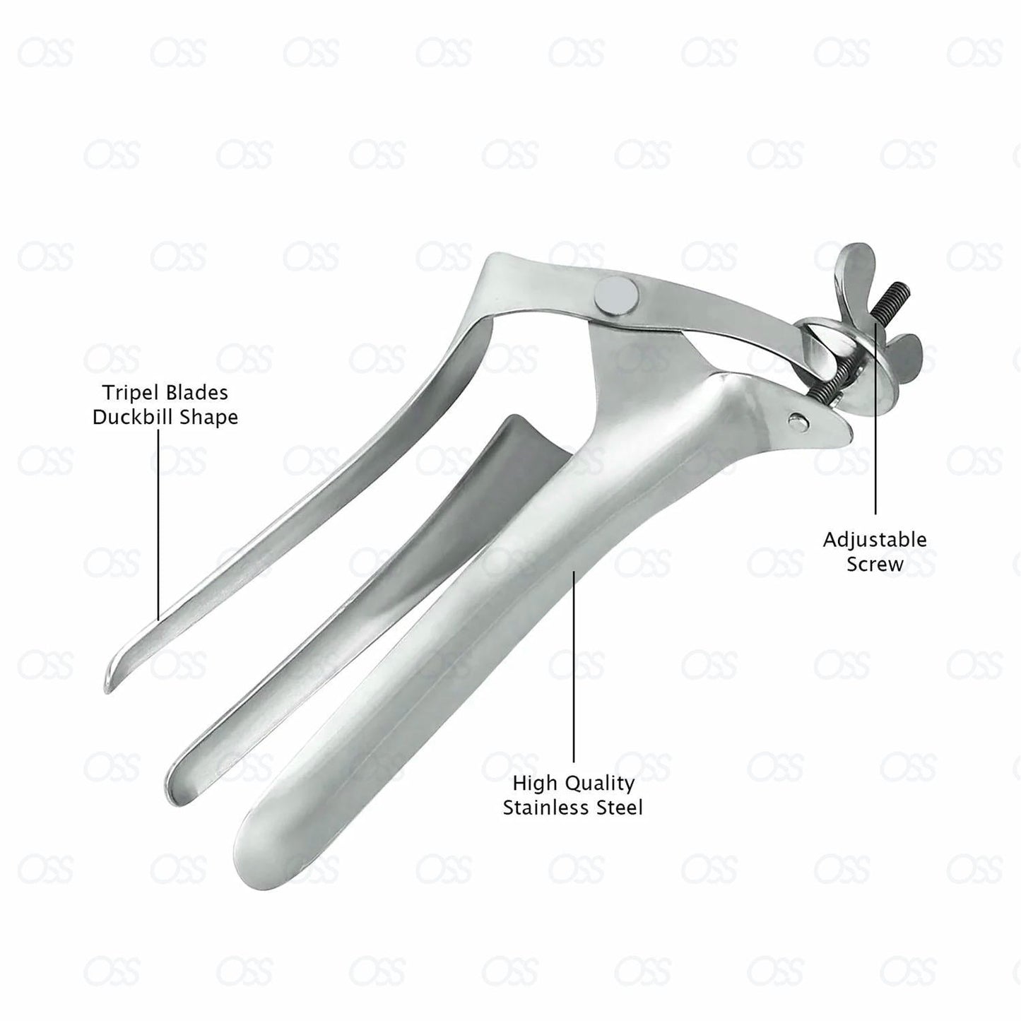 17" Polansky Vaginal Speculum for Mares, Cattle, Cow Ranch Dilator Equine Instruments
