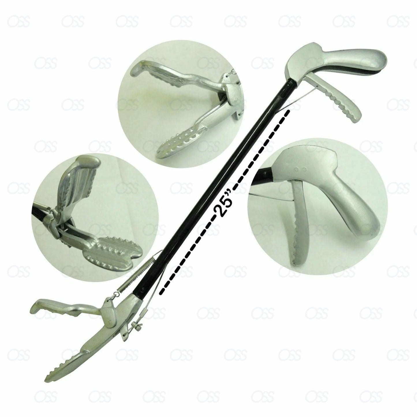 25" Snake Catcher Stick Lizards Tongs Rattlesnake Catcher Grabber SP Design