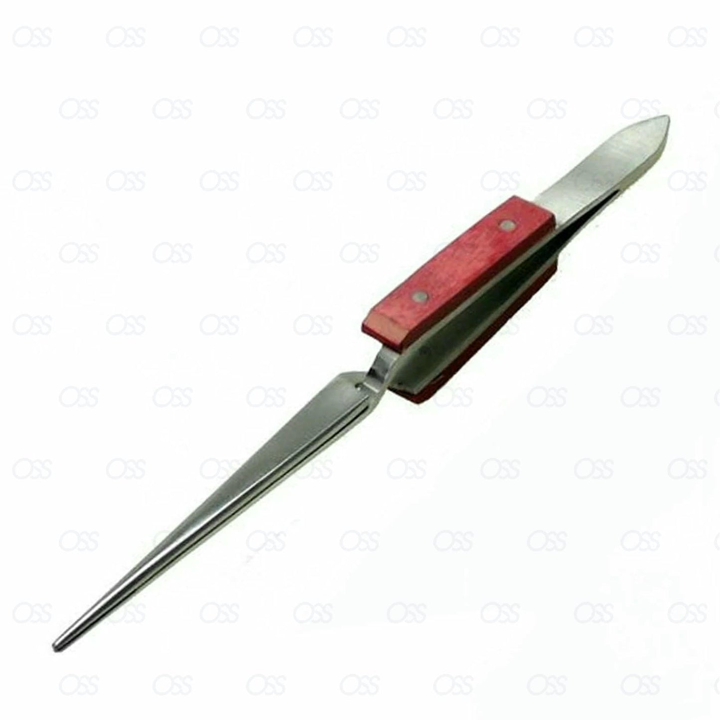 3 TWEEZER FIBER GRIP SELF LOCKING TITANIUM