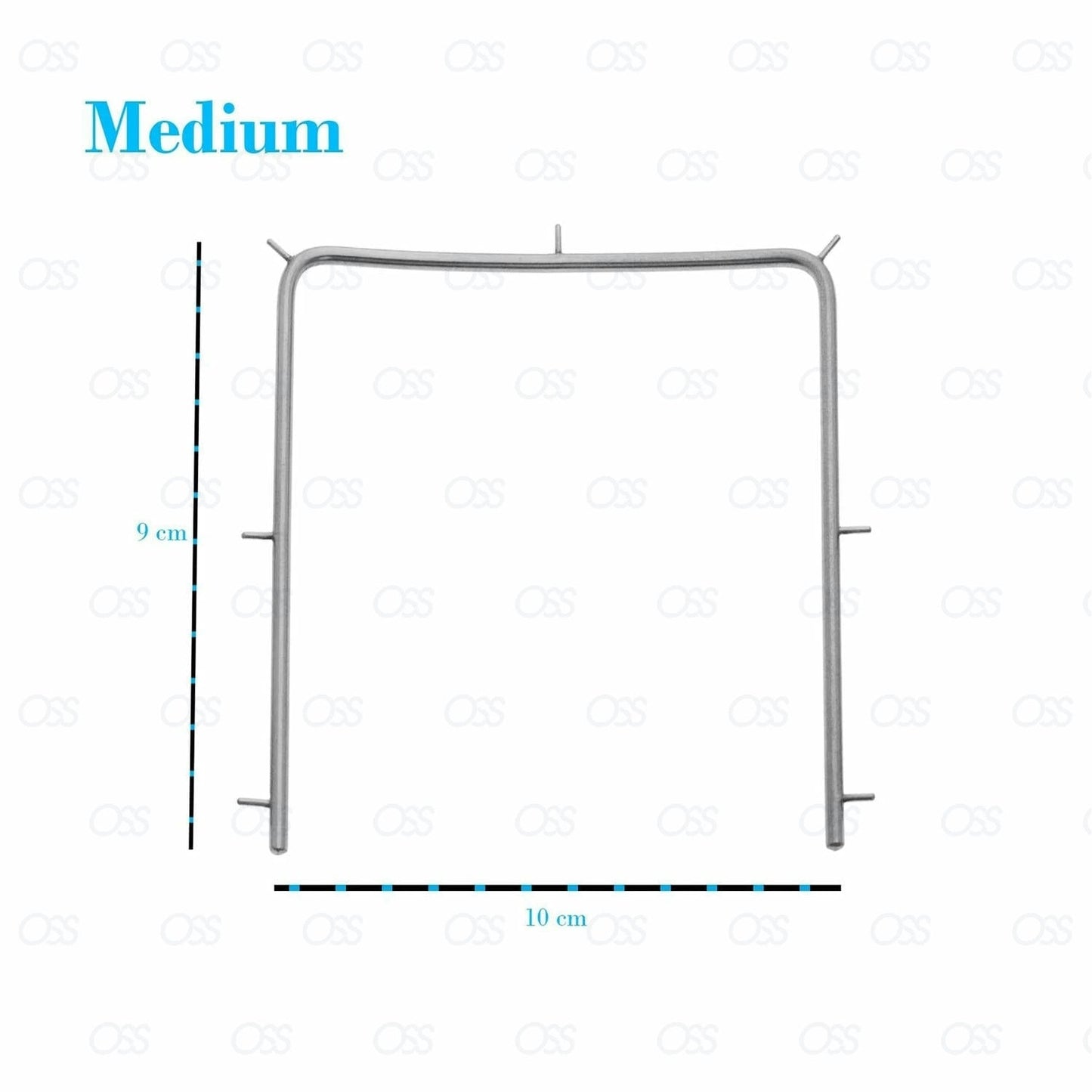 3X RUBBER DAM FRAMES ADULT LARGE DENTAL ORTHODONTIC STAINLESS STEEL CE