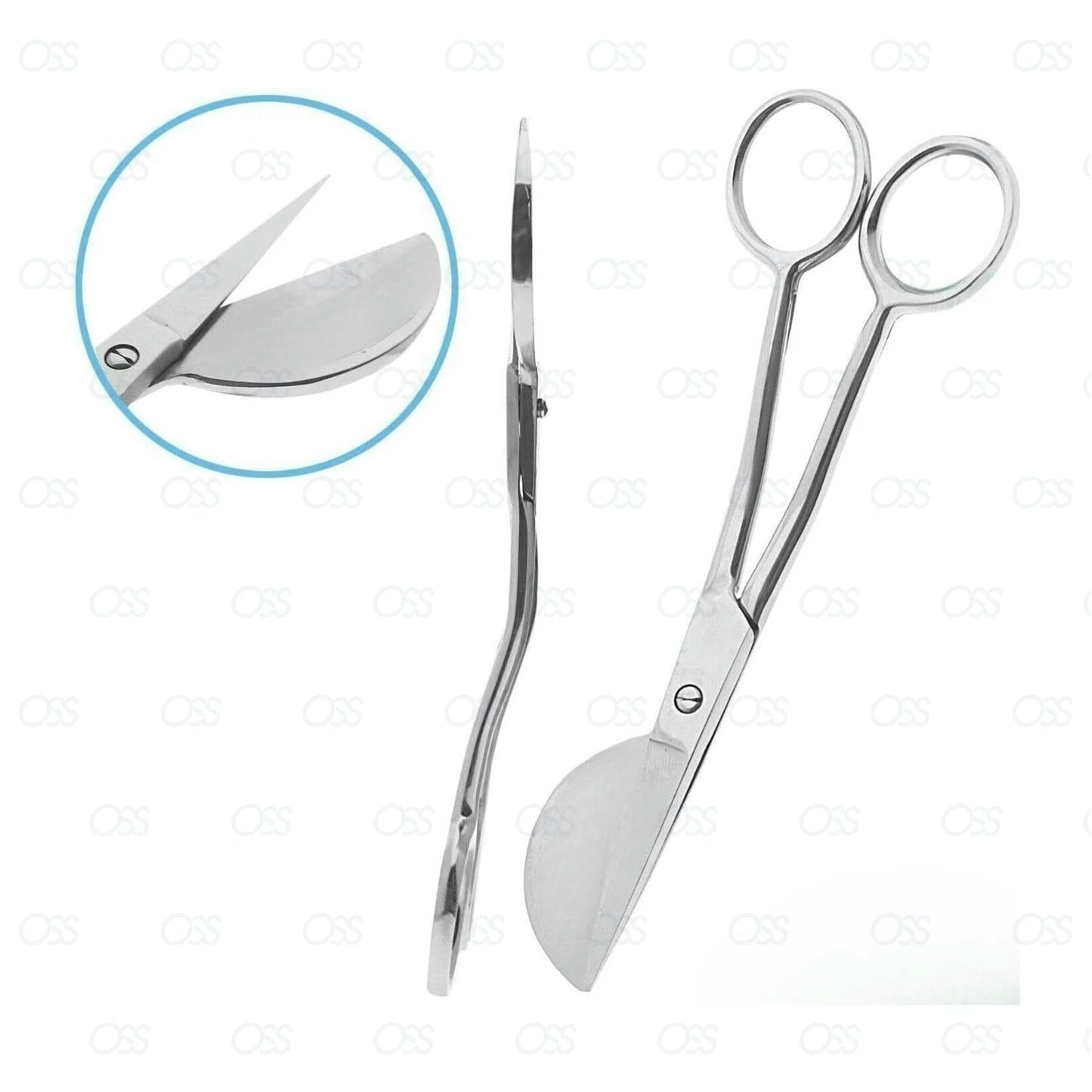 4" Shears Applique Scissor Curved Embroidery Lace Thread Quilting Duckbill