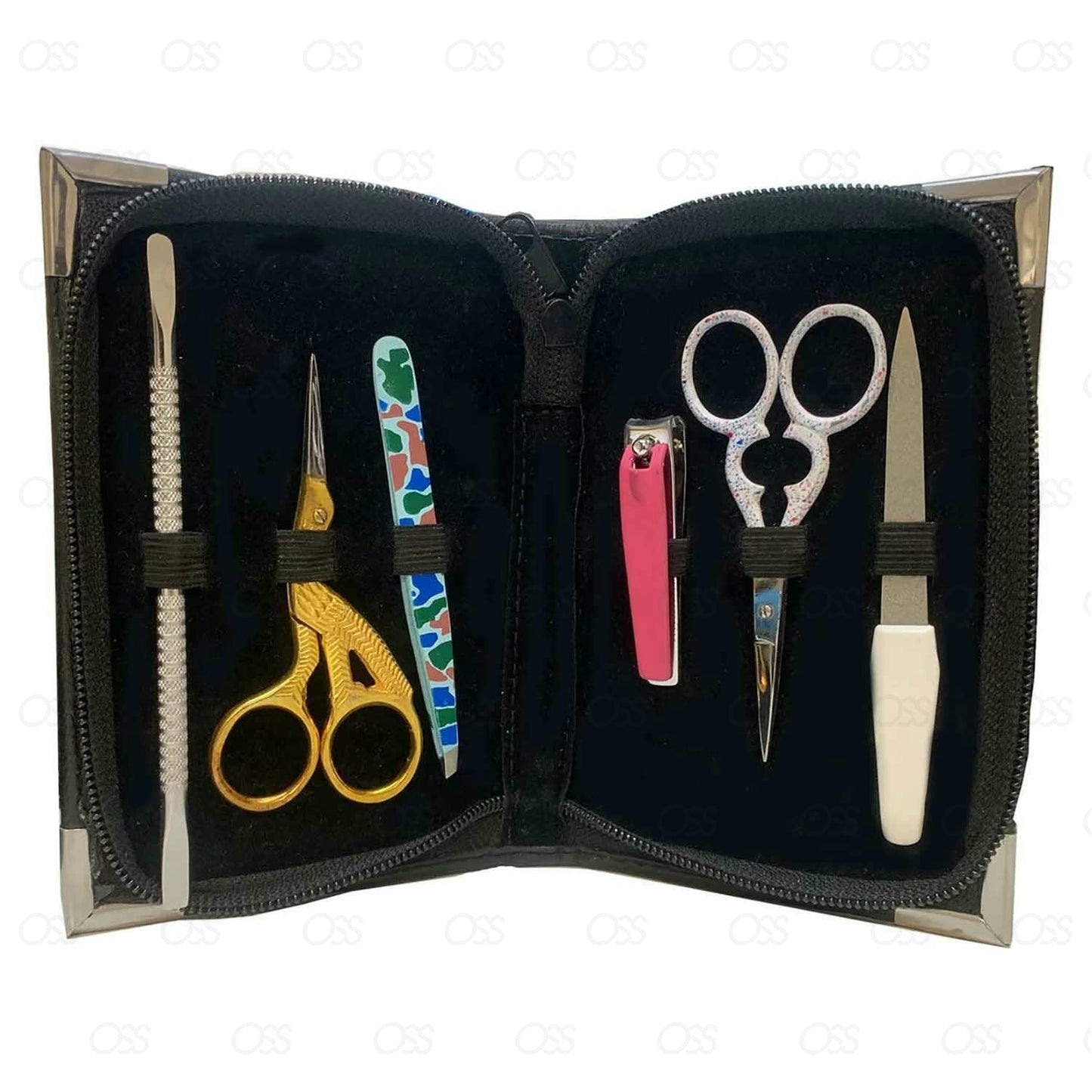 6 Pcs Manicure Pedicure Set Nail Manicure Kit Nail Set Kit Cuticle Remover Clippers