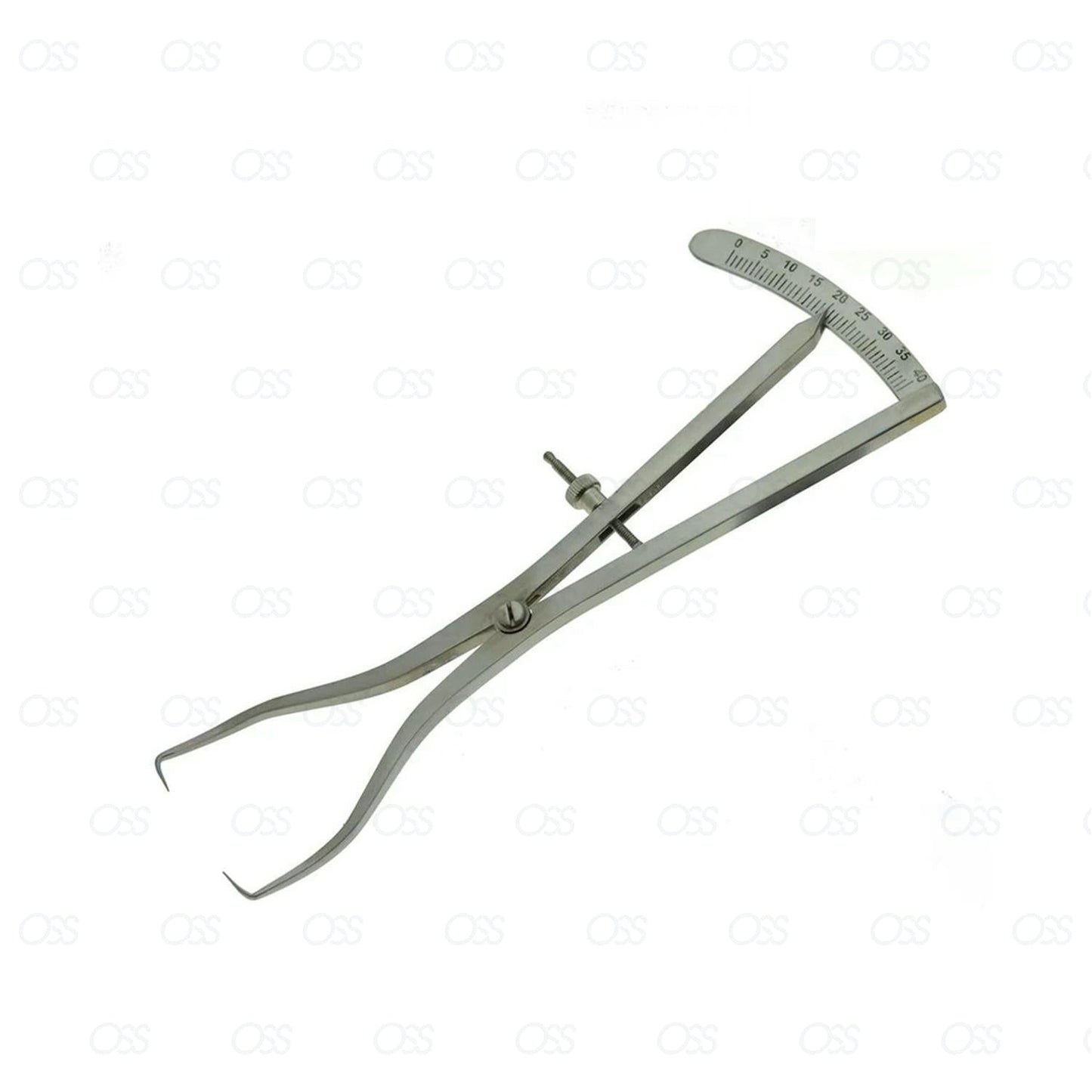 Castro Viejo Ridge Mapping Calipers Stainless V Shape Steel Dental Implant 0-40 mm