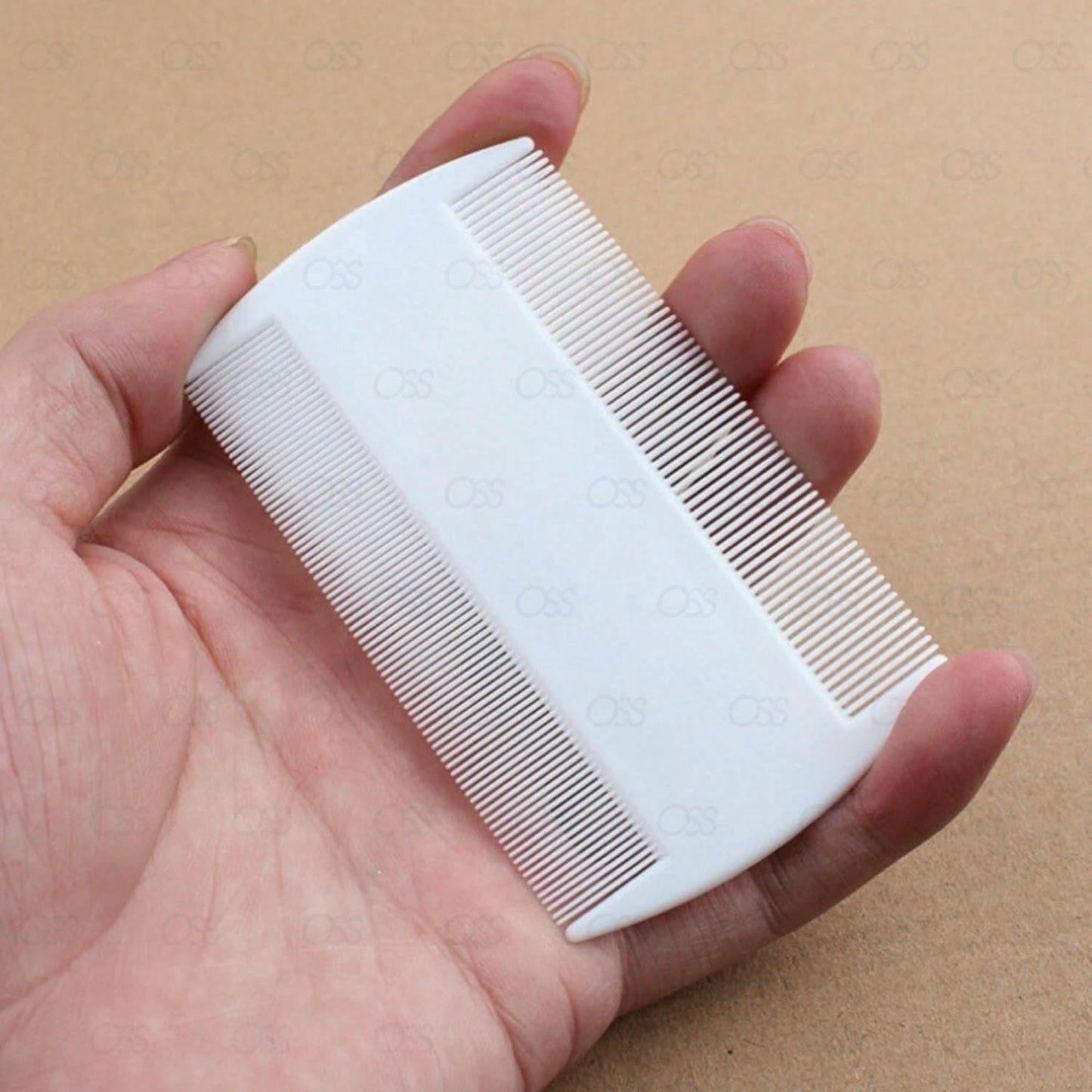 Compact Plastic Ultra Fine Nit LICE Comb Childrens Hair nit remover Dual sides