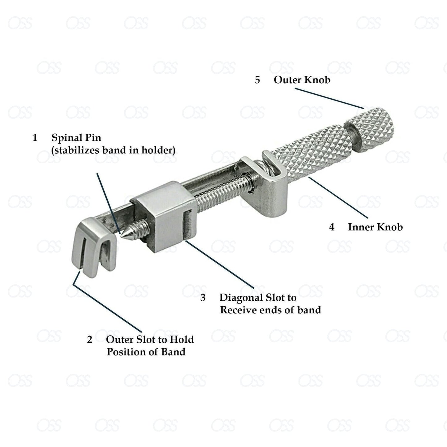 DENTAL DENTIST TOFFLEMIRE UNIVERSAL CONTRA MATRIX RETAINER GERMAN STEEL