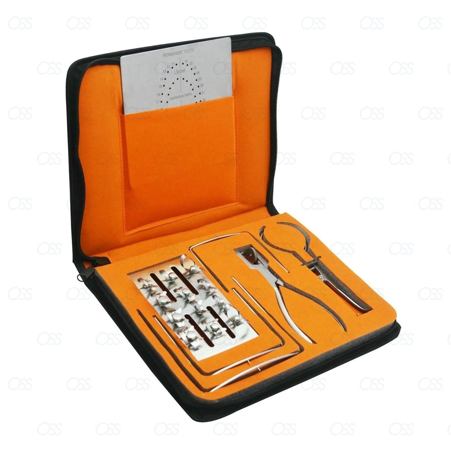 Dental RUBBER DAM KIT Ainsworth PUNCH Palmer FORCEPS 12 CLAMPS FRAME Quality Set