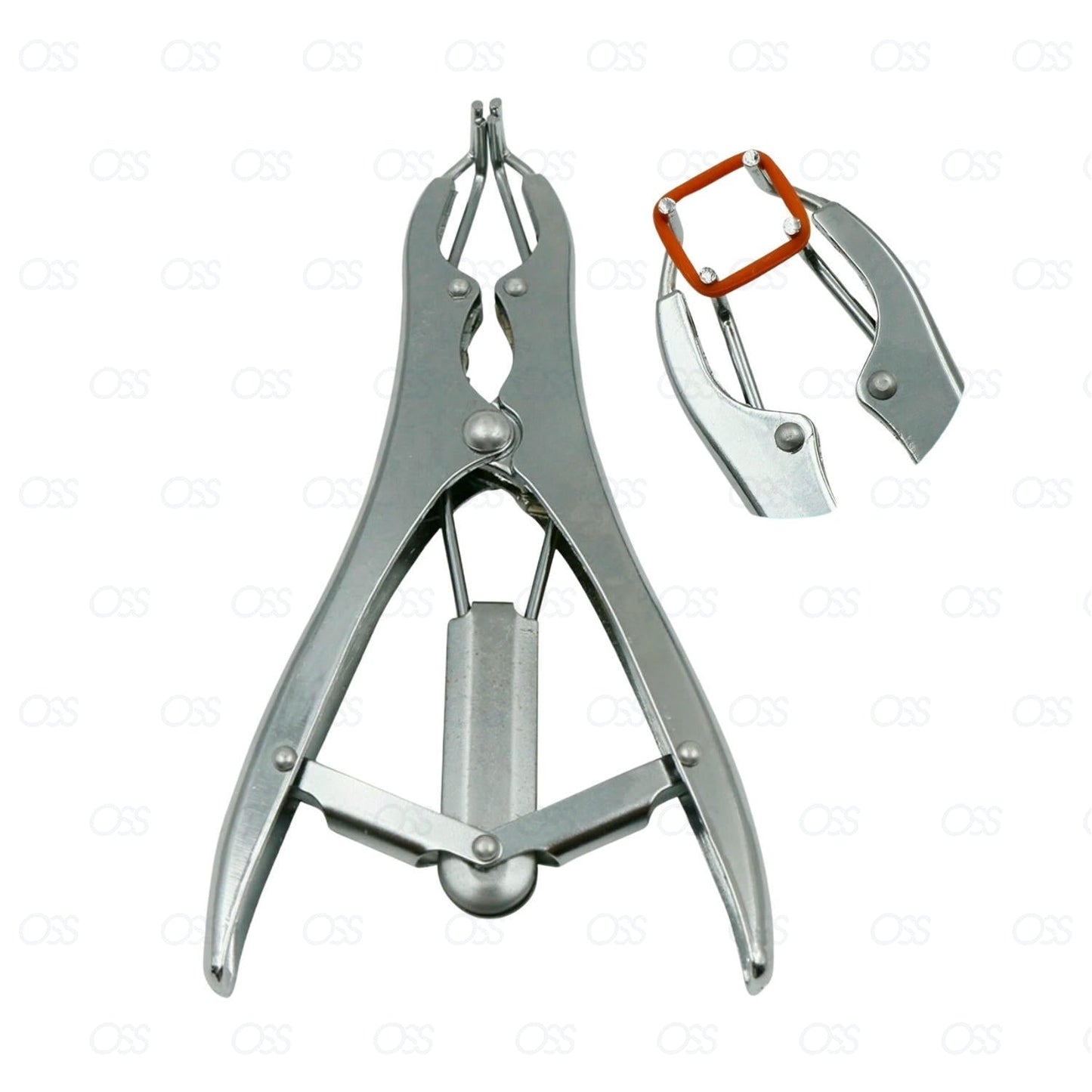 Elastrator Castrating Pliers Rubber Ring Applicator Pewter