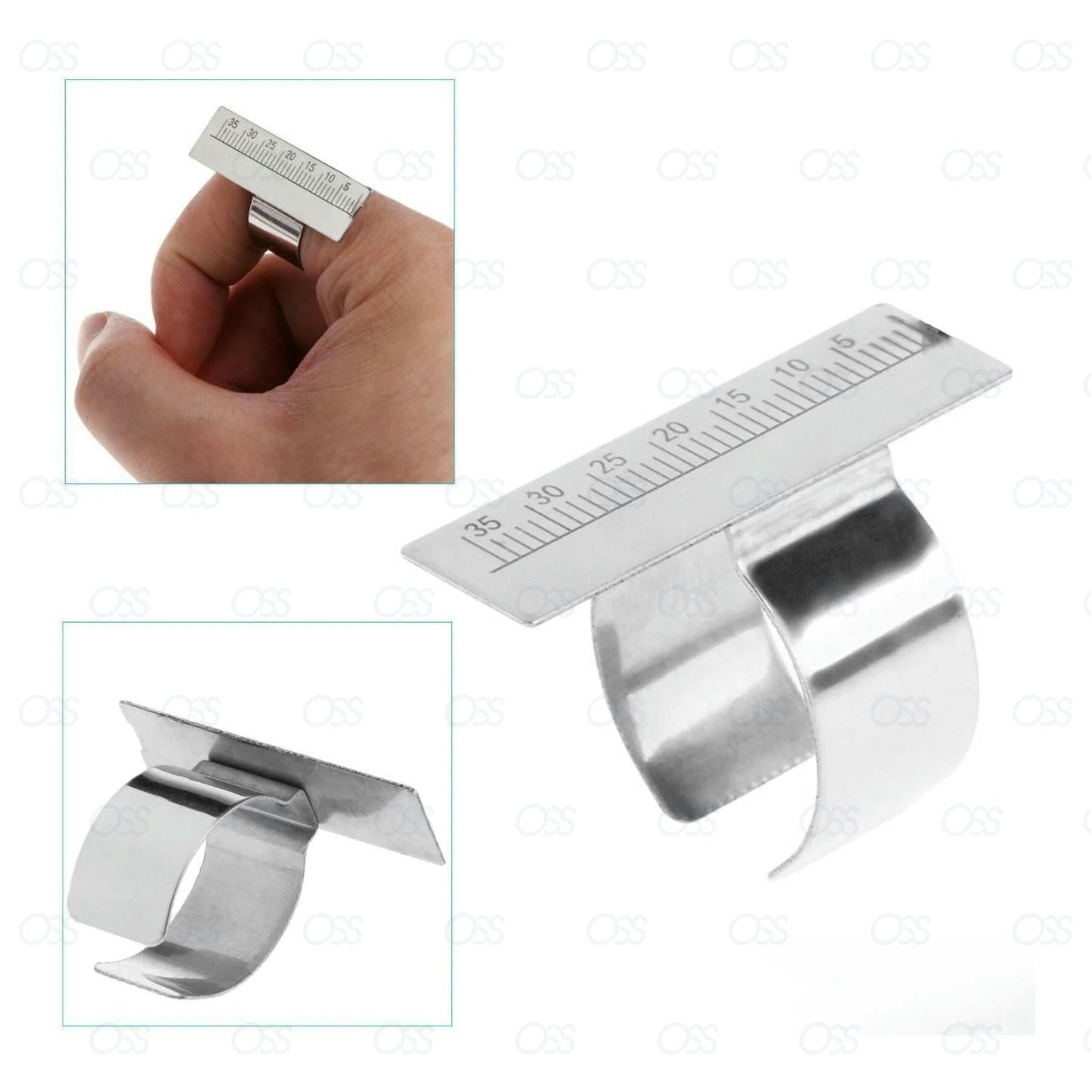 Endo Finger Gauge Scale Dentist Equipment Lab German Stainless Steel Ce Mark