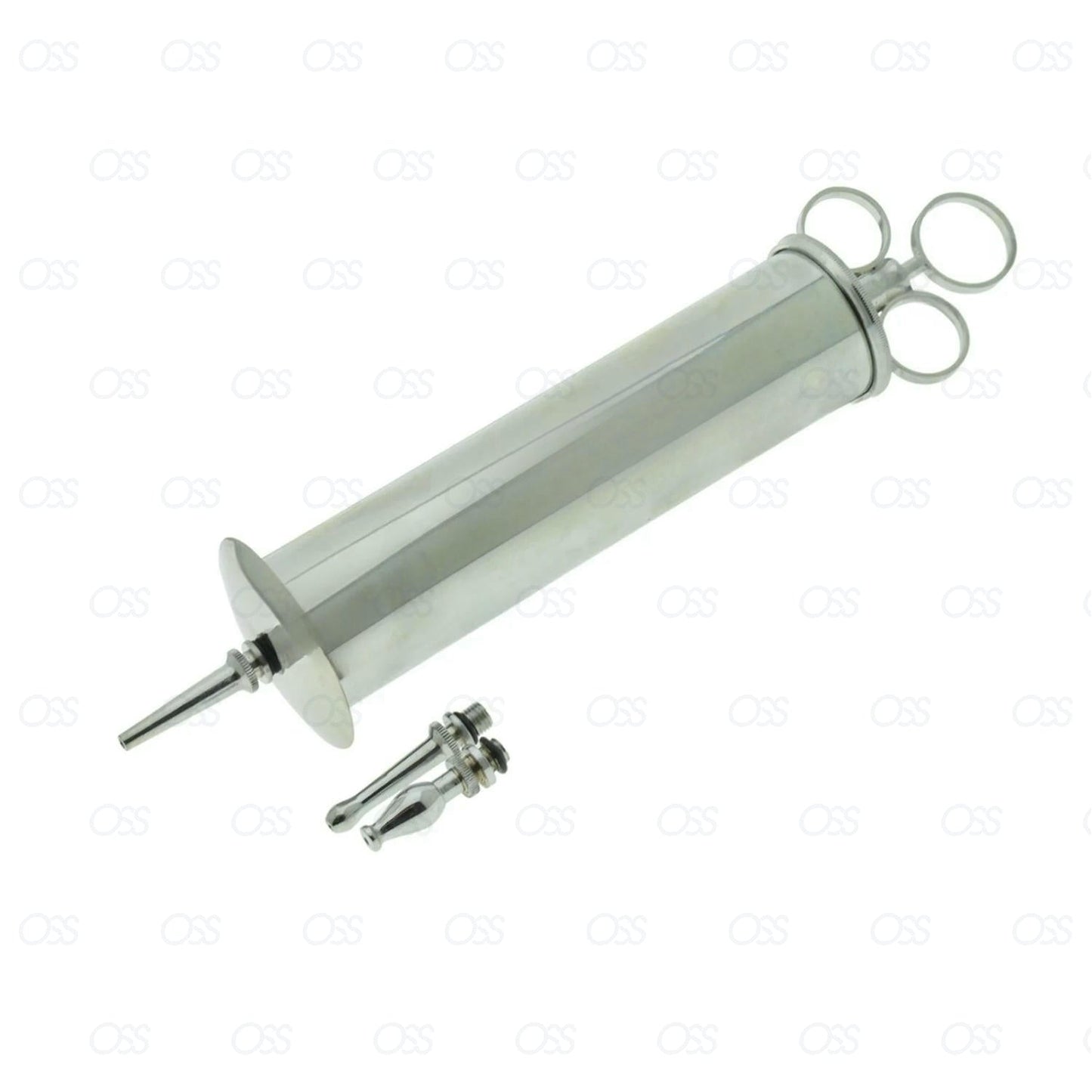 England 2-12oz Oz Ear Syringe Brass Wax Remover Surgical Veterinary Instruments