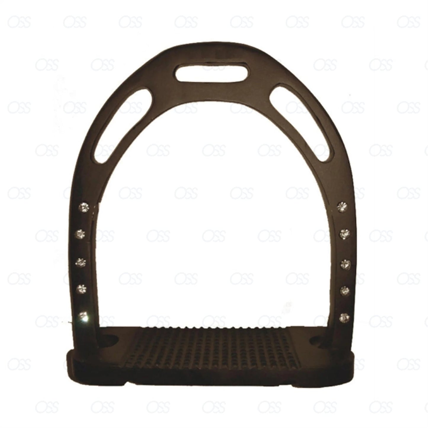 England Jinn Stirrups Steel Crystal Iron Horse Riding Equestrian Treads New