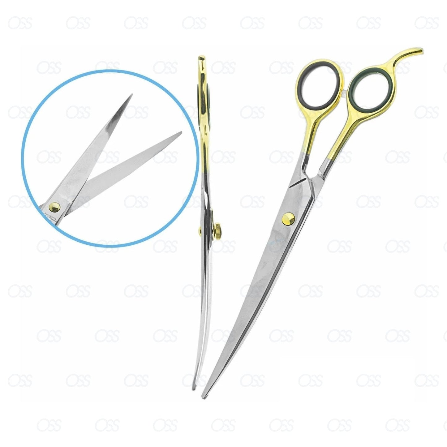 England Professional Dog Grooming Scissors Shear Curved 8.5" Japanese SS 1
