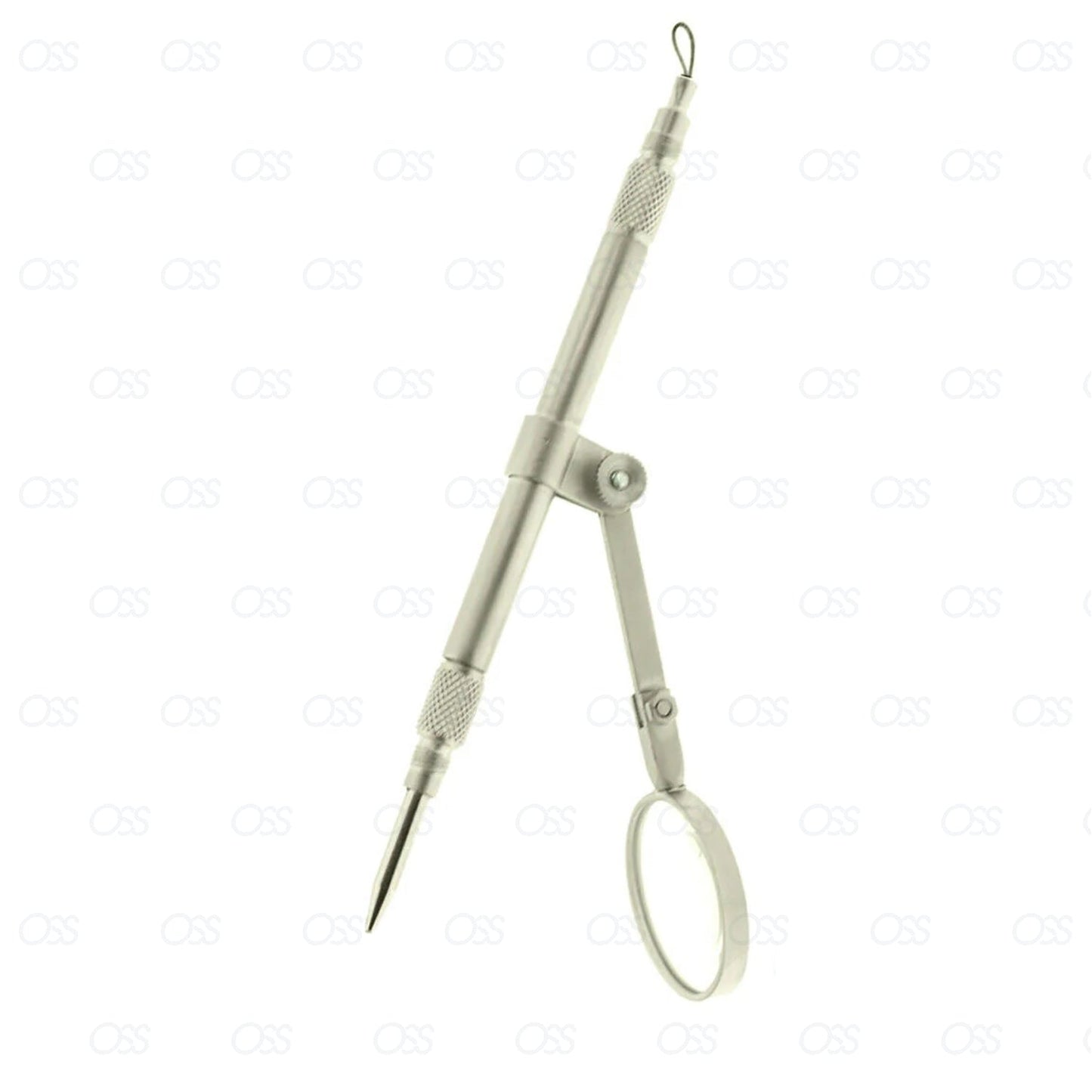 Surgical instrument for precise eye metal particle removal