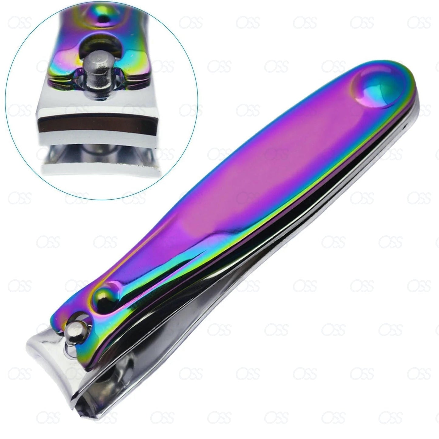 Finger NAIL CLIPPER Nipper Cutter Cuticle Manicure Thick Nails RAINBOW CUTTERS