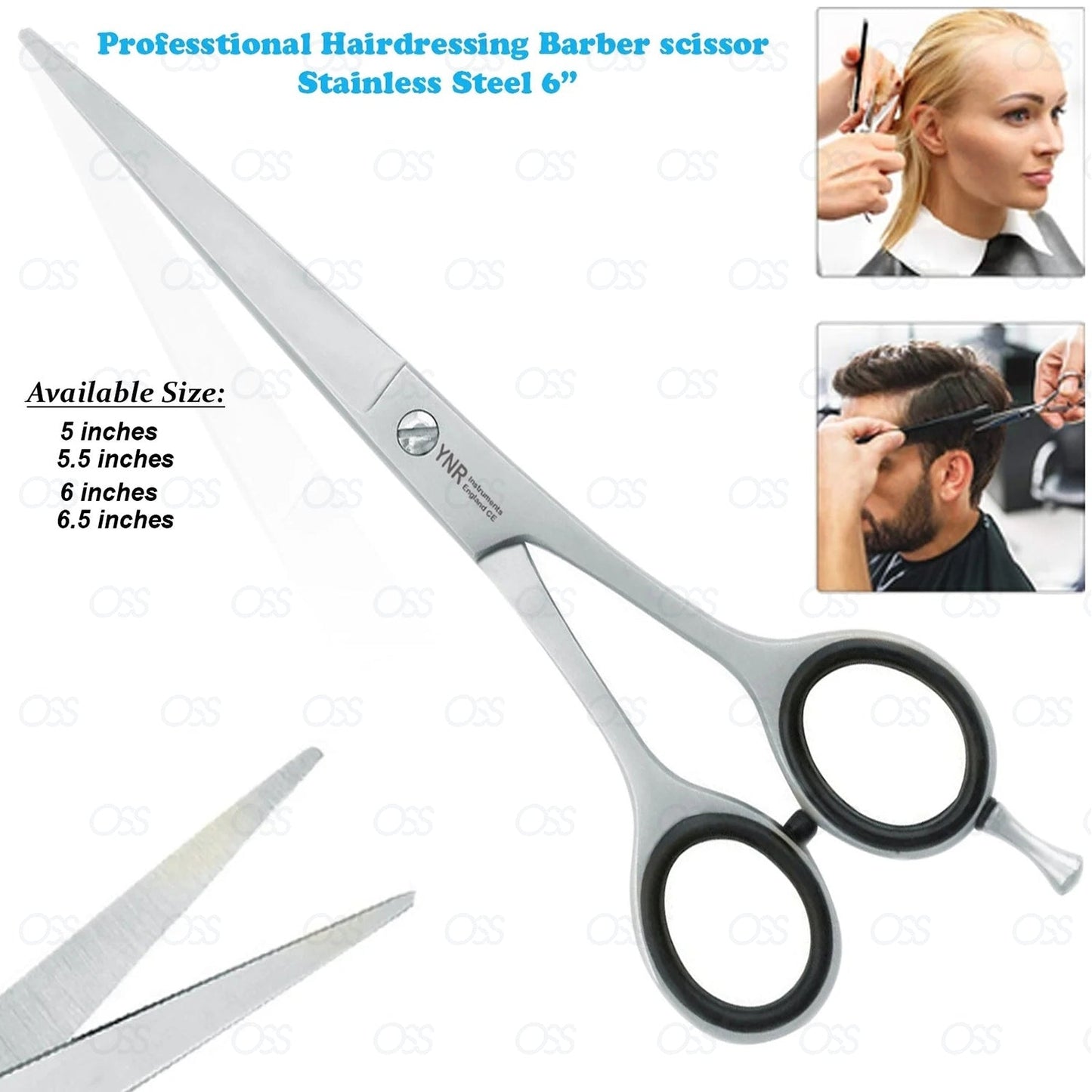 Hair Cutting Scissors Shears Thinning Set Hairdressing Salon Serrated Barber