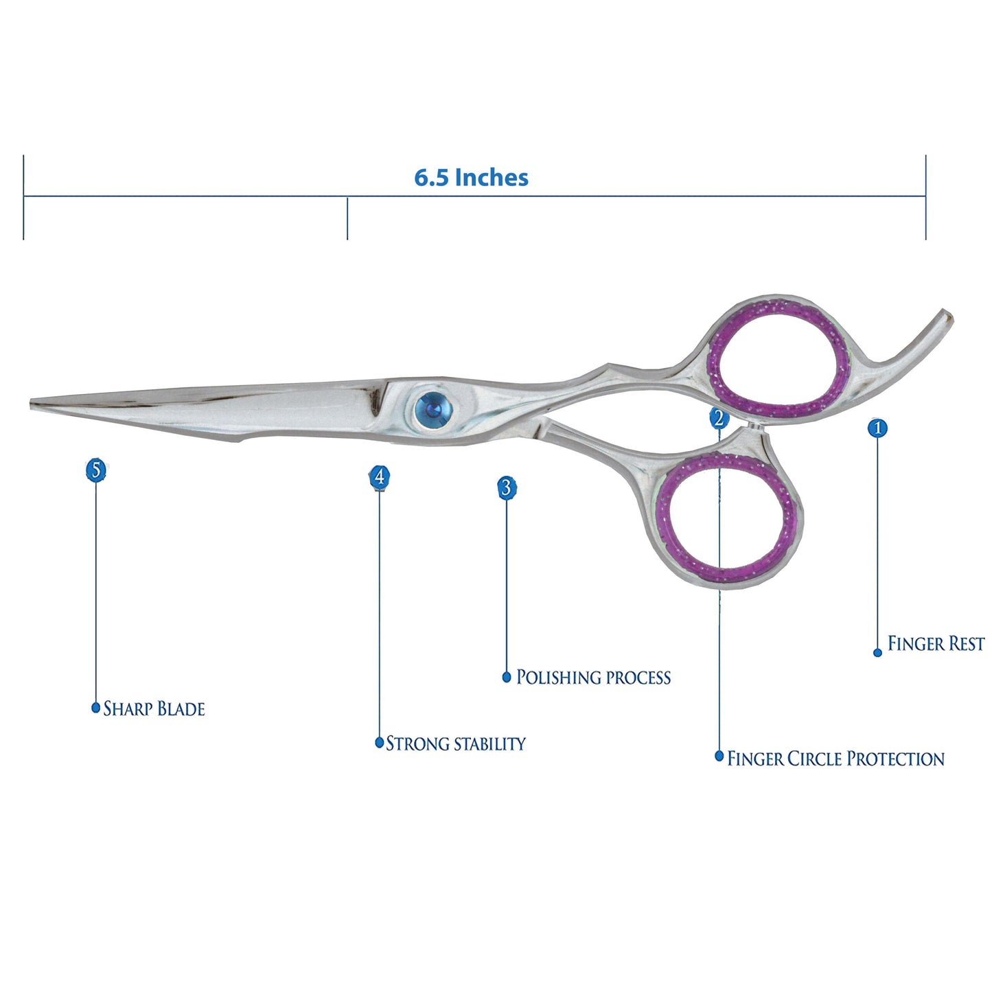 Professional Hairdressing Scissors Barber Salon Hair Cutting Shears Razor Sharp