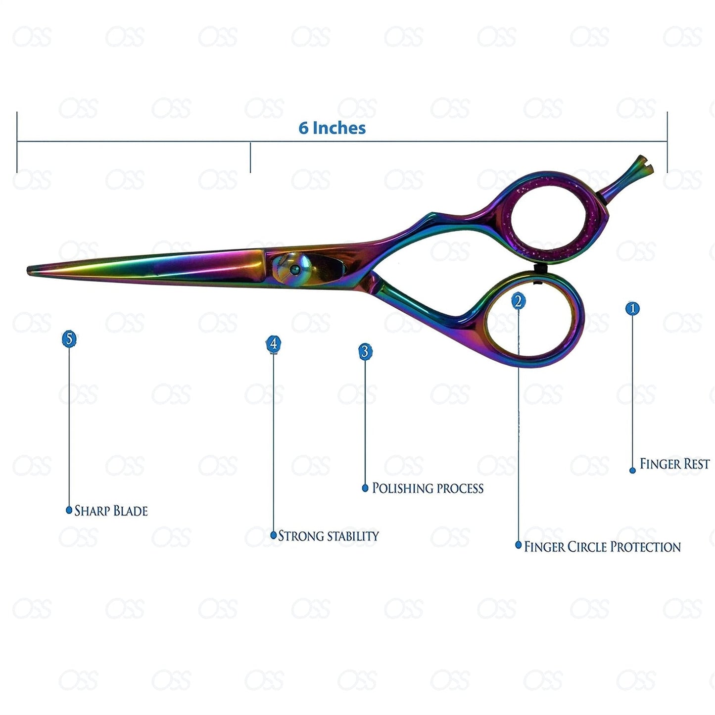Hairdressing Scissors Barber Salon Hair Cutting & Thinning Shears Razor Sharp Set