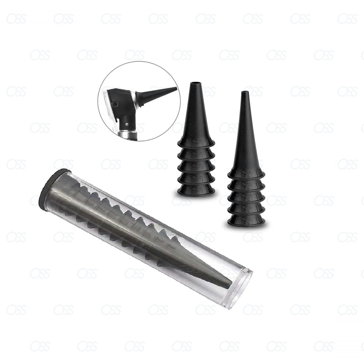 High-Quality Disposable Ear Specula for Otoscopes Perfect for Clinics and Hospitals sizes 2.5mm and 4mm