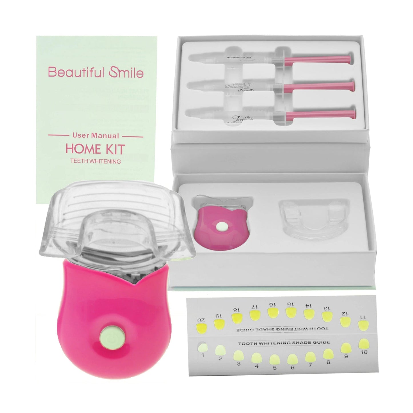 Teeth Whitening Kit Dentist Approved - Teeth Whitening Trays Gel White Smile 3X Teeth White Gel Removes Stains - Teeth White - Smile