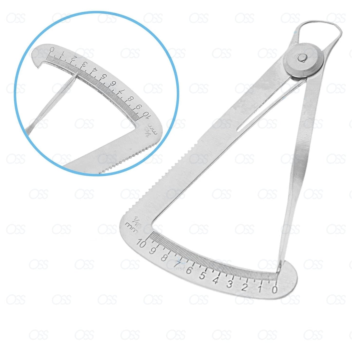 IWANSON Gauge Spring Measuring Caliper 10mm Guage Jewellers Dental Crown Too