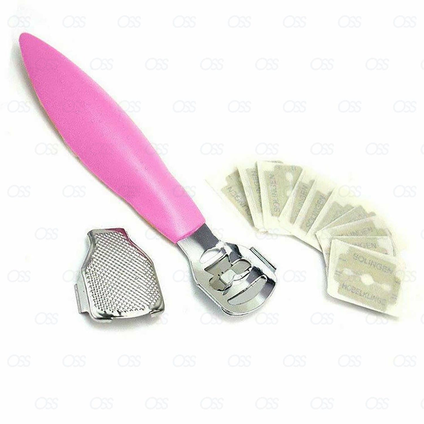 Pedicure Callus Corn Hard Tough Skin Remover Shaver Foot Pedicure Kit +10 Blades