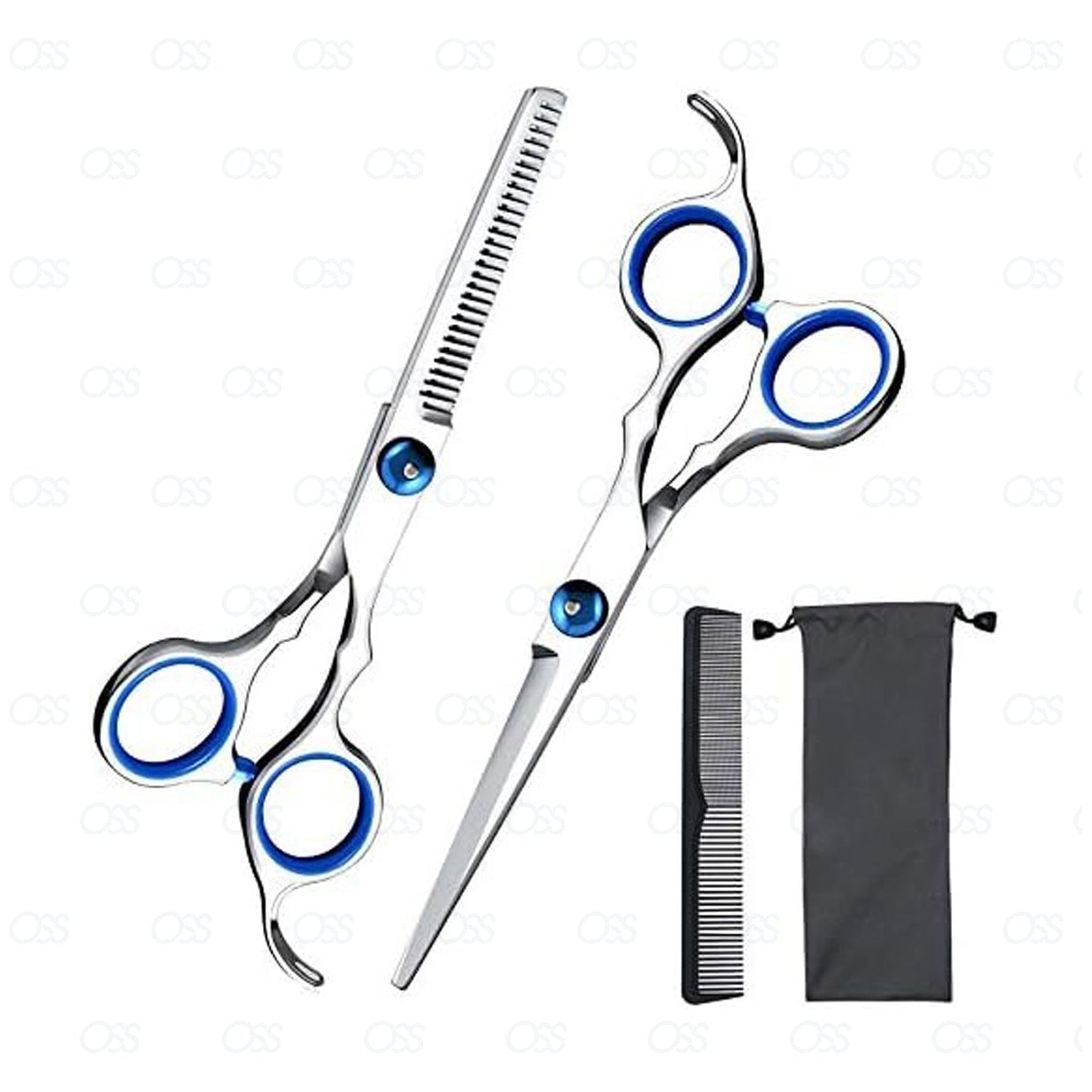 Professional Hairdressing Scissors Set (5.5 Inch) Hair Cutting Scissor & Thinning Scissor Comb With Case – Perfect for Men, Women, Children, and Adults
