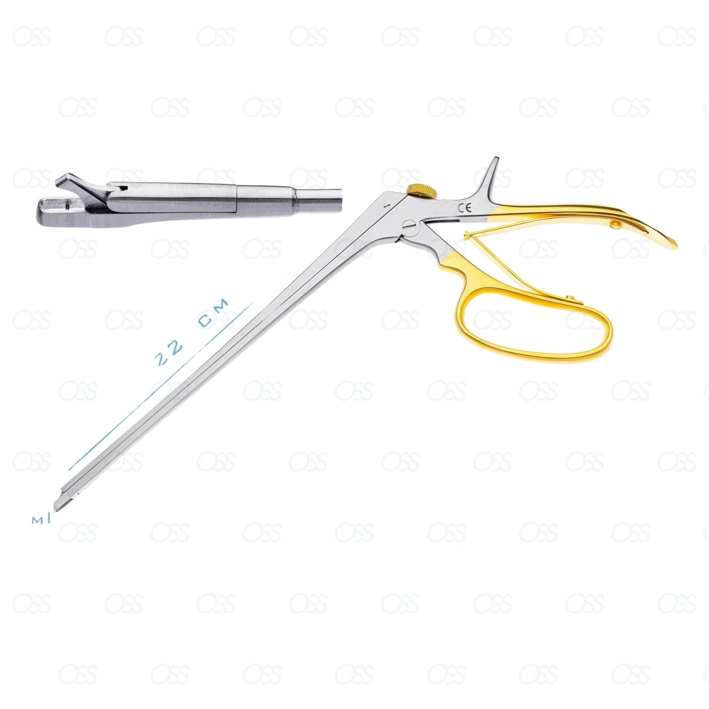 Tischler Biopsy Forceps Shaft 20 cm 5mm Bite Gynecology Surgical Instruments