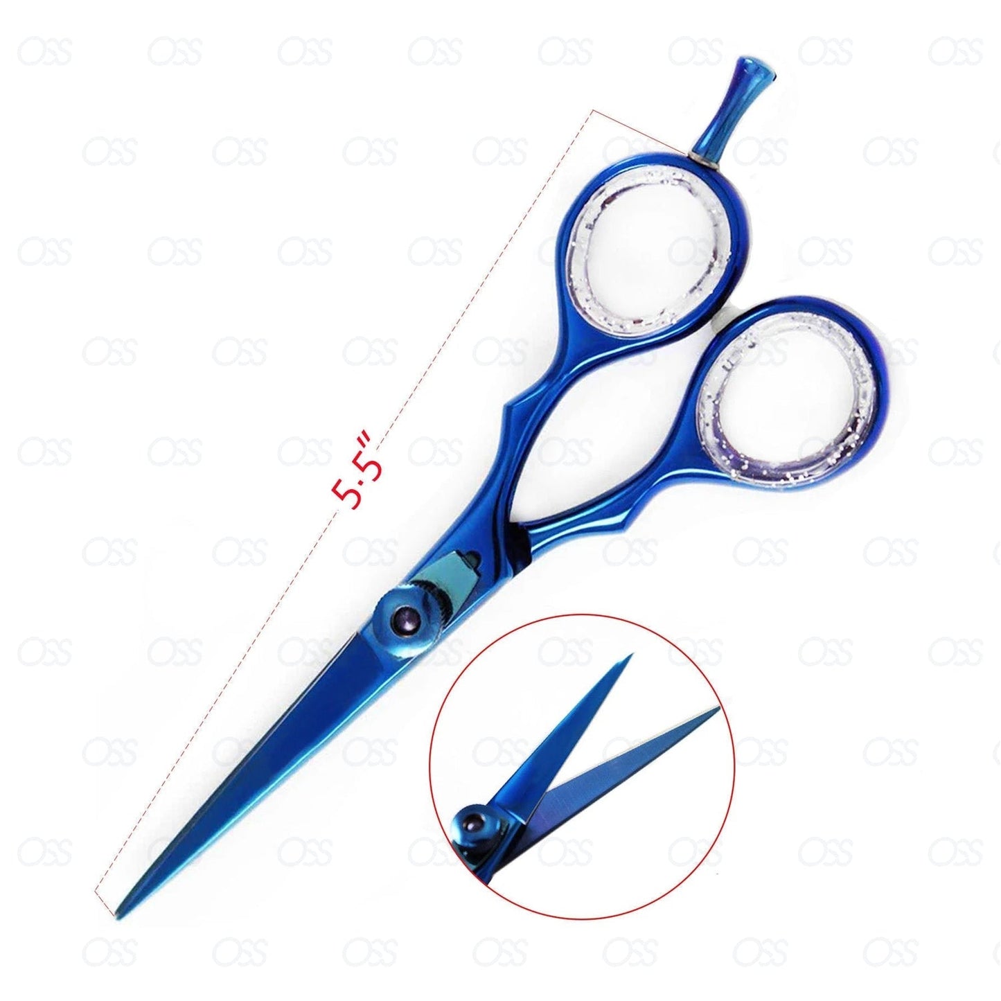 Titanium Hairdressing Style Barber Salon Scissors 5.5"