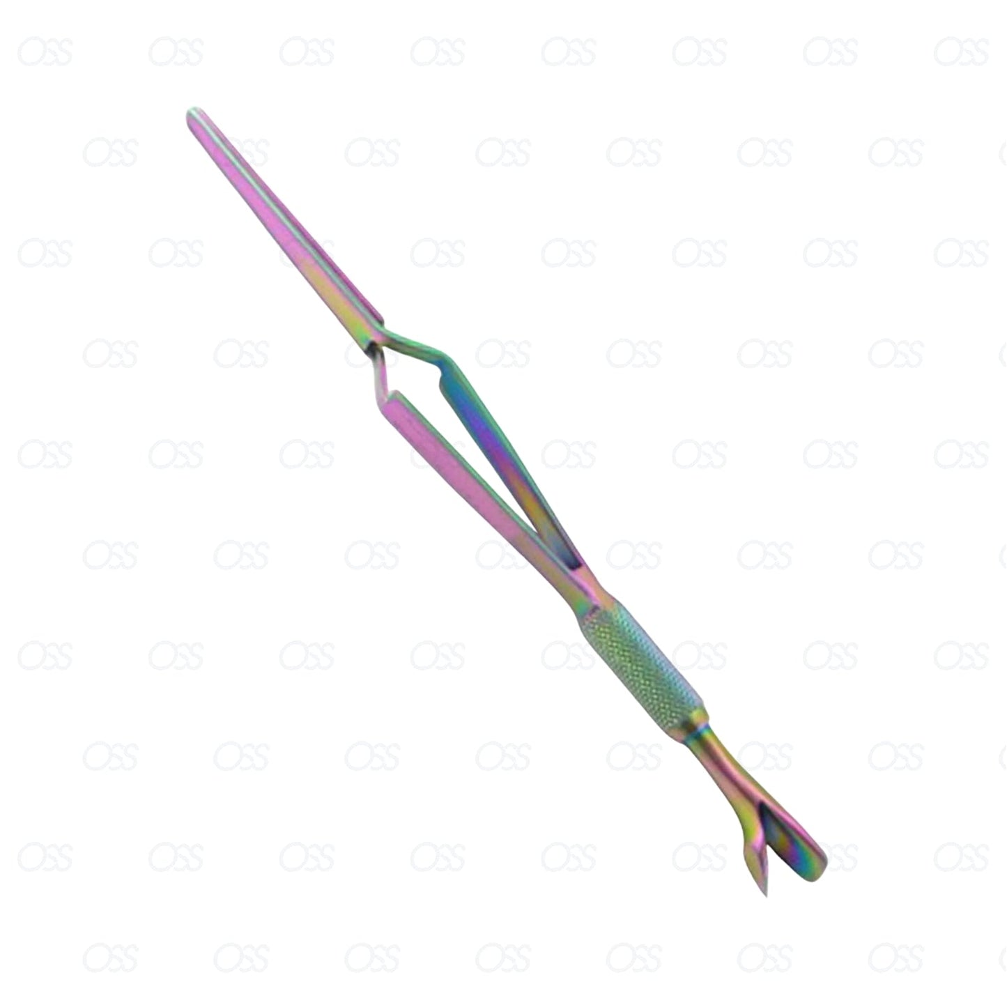 Titanium Nail C Curve Pinching Pusher Tool Multi Function Tool Acrylic Pincher .