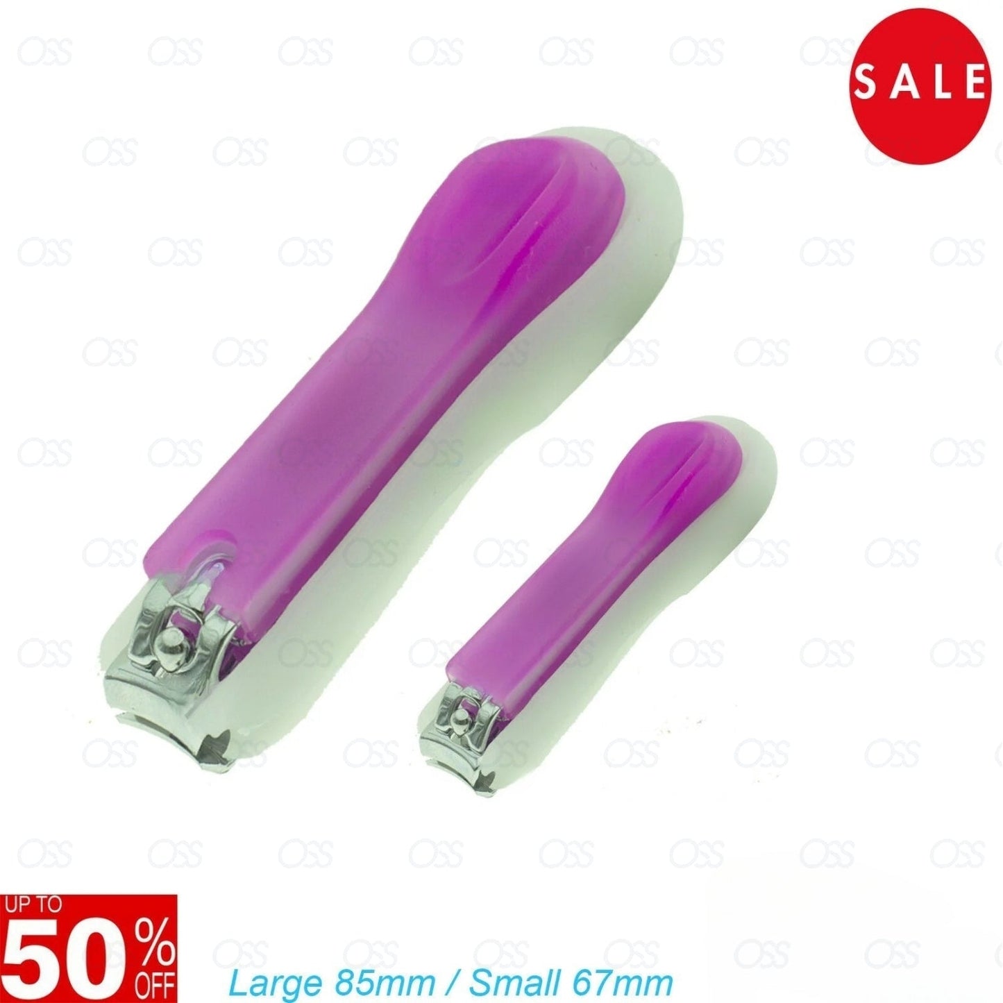 Toe Nail Clippers Cutter Set - Podiatry Pedicure Kit- Heavy duty For Thick Nails