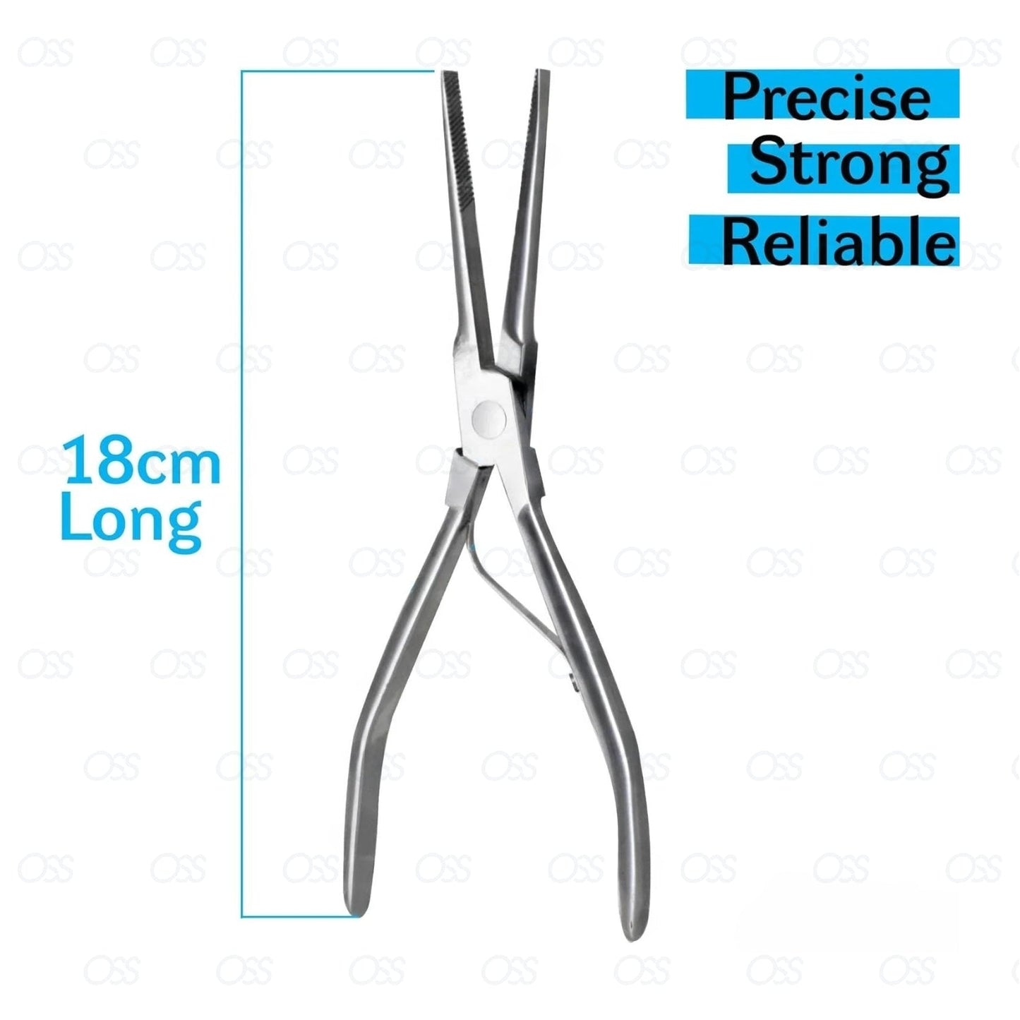 Triangle Fish Bone Pliers Silver