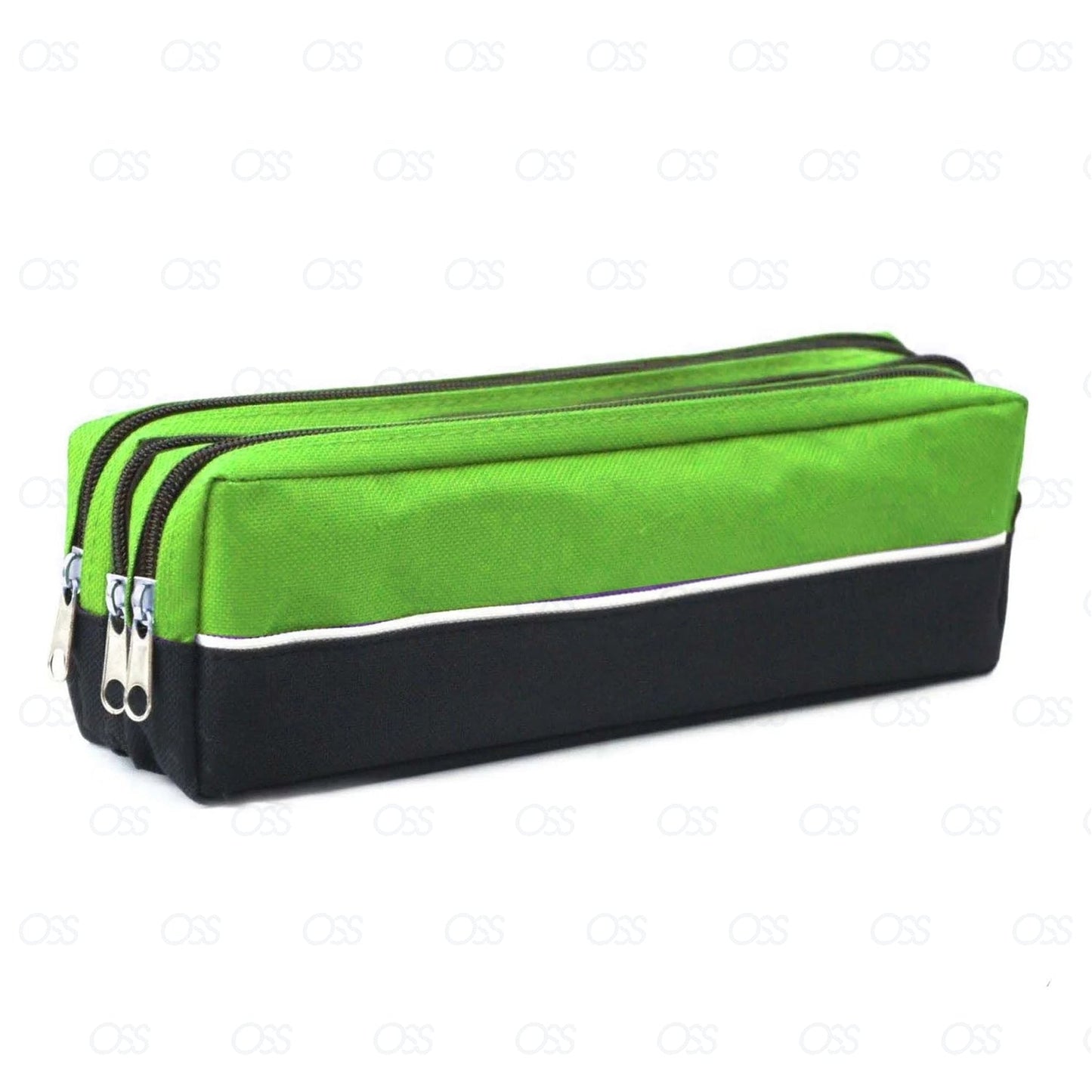 Triple Pocket Pencil Case