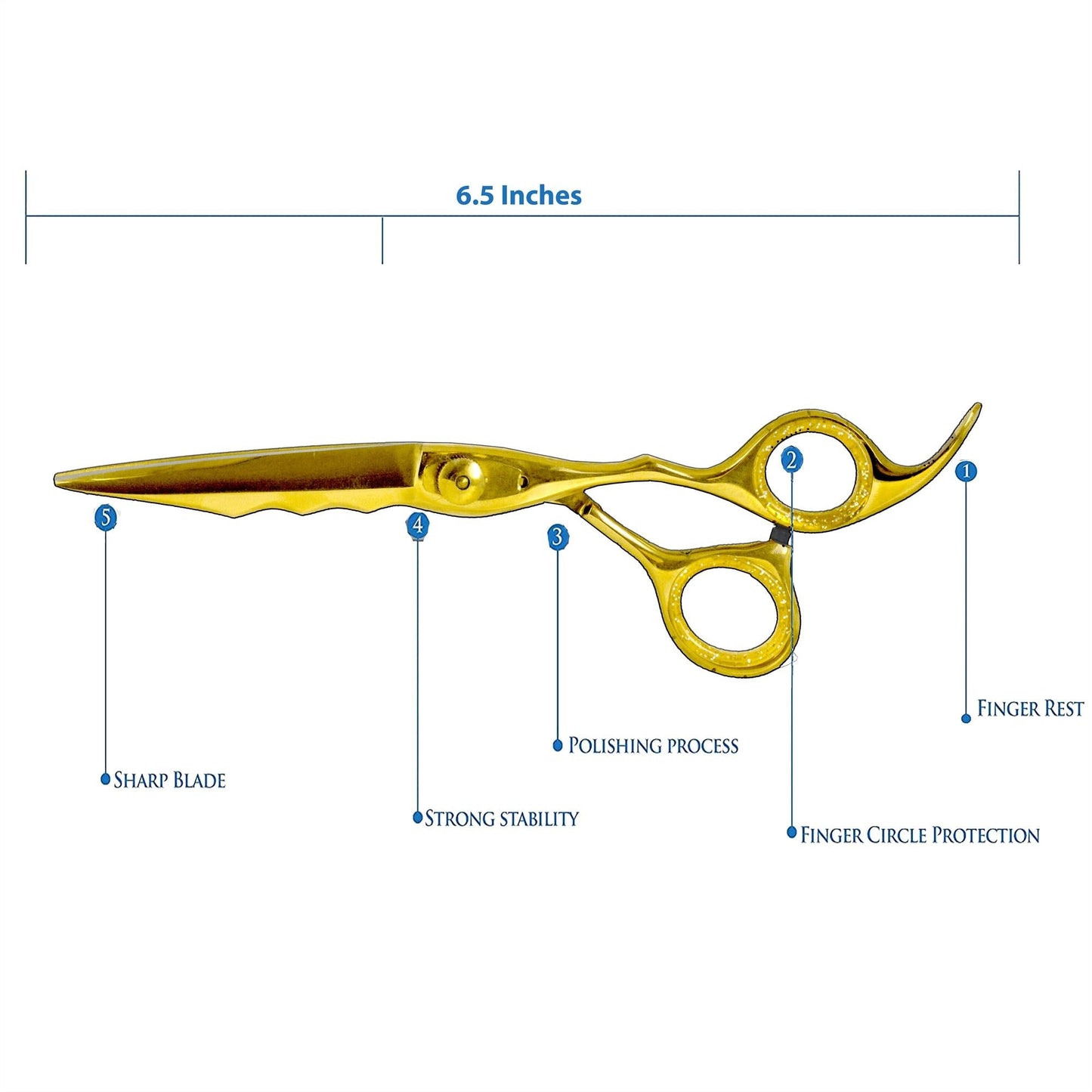 Professional Hairdressing Scissors Barber Salon Hair Cutting Shears Razor Sharp