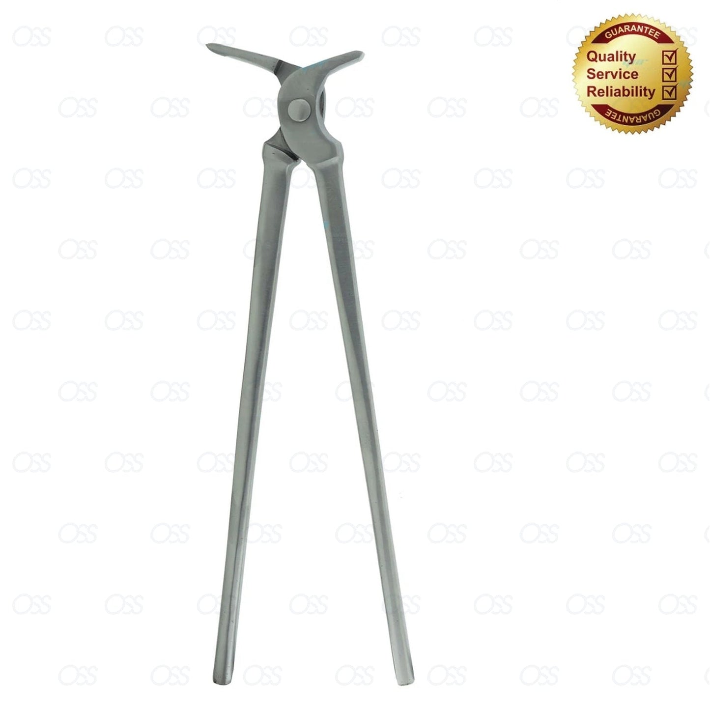 Hoof Shoe Puller Spreader Farriers Tool Silver Polished 15"