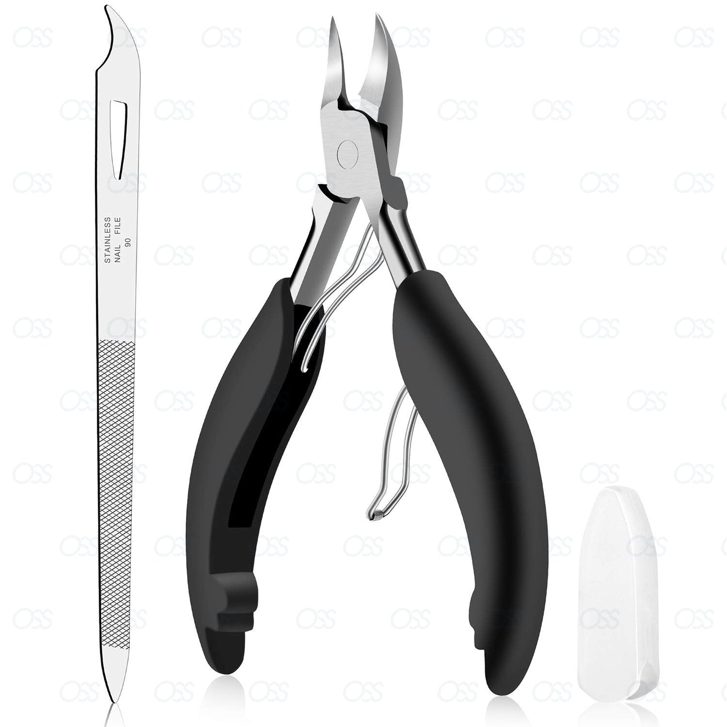 Podiatrist's Nail Toenail Nipper Blacks Nail File & Nail Lifter