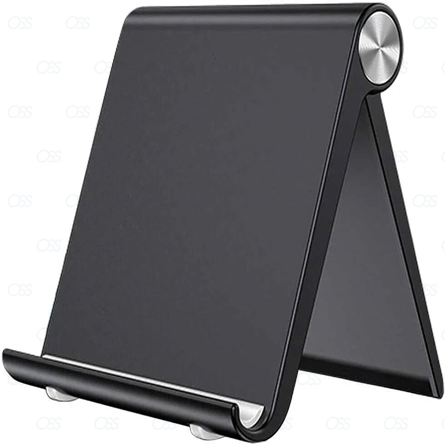 iPad Tablet iPhone Desk Stand Holder Mobile Phone Folding Portable Black