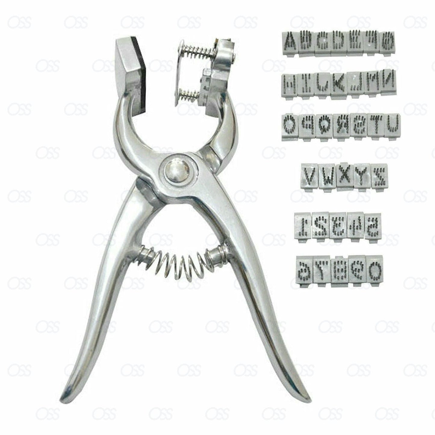 0 to 9 A to Z Tattoo Plier Veterinary Equipment Farming Sheepskin Cattle