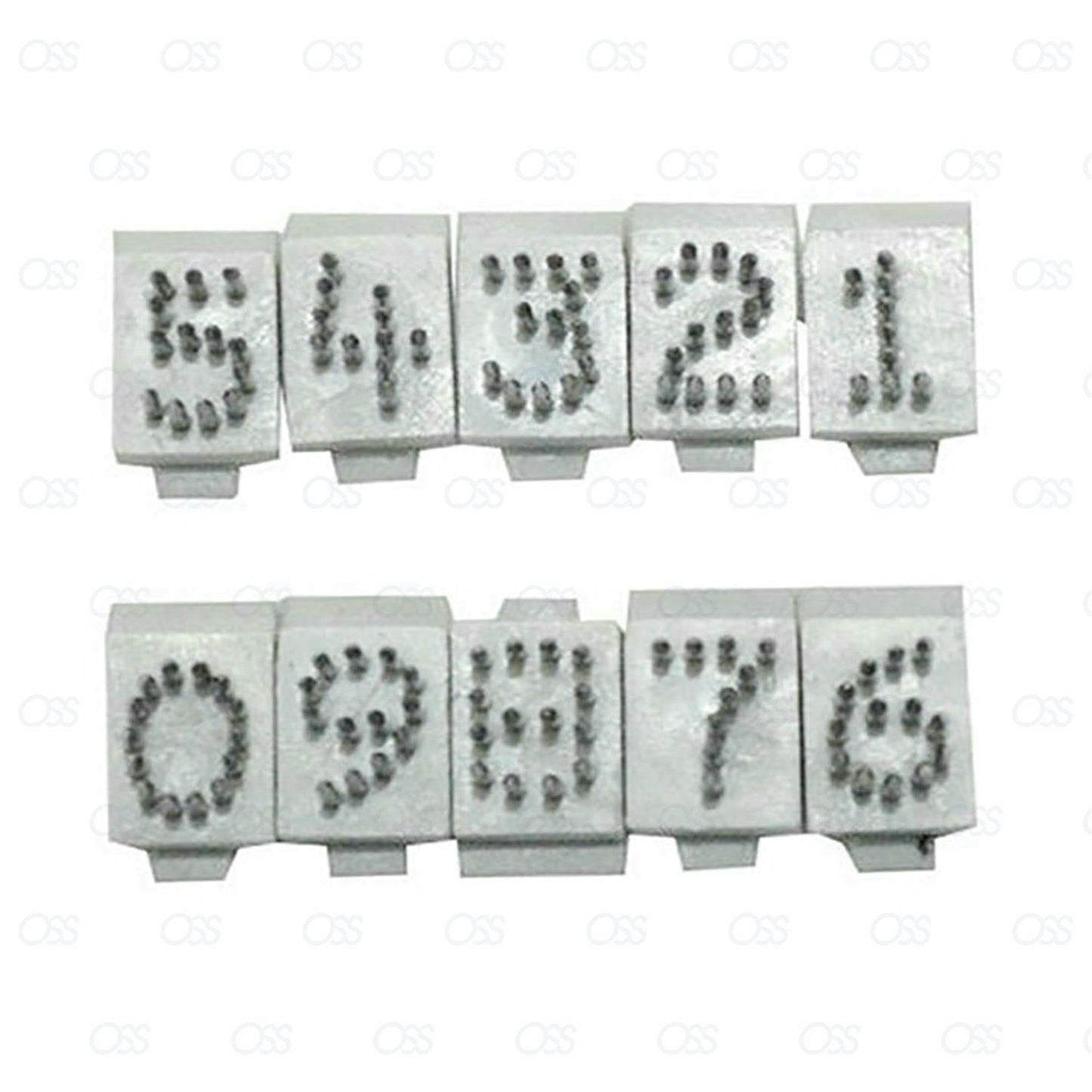 0 to 9 A to Z Tattoo Plier Veterinary Equipment Farming Sheepskin Cattle