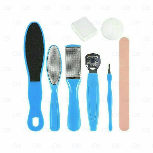 8 X Hard Dry Skin Remove Shaver Foot Pedicure Set Feet Blades Scraper Callus Kit
