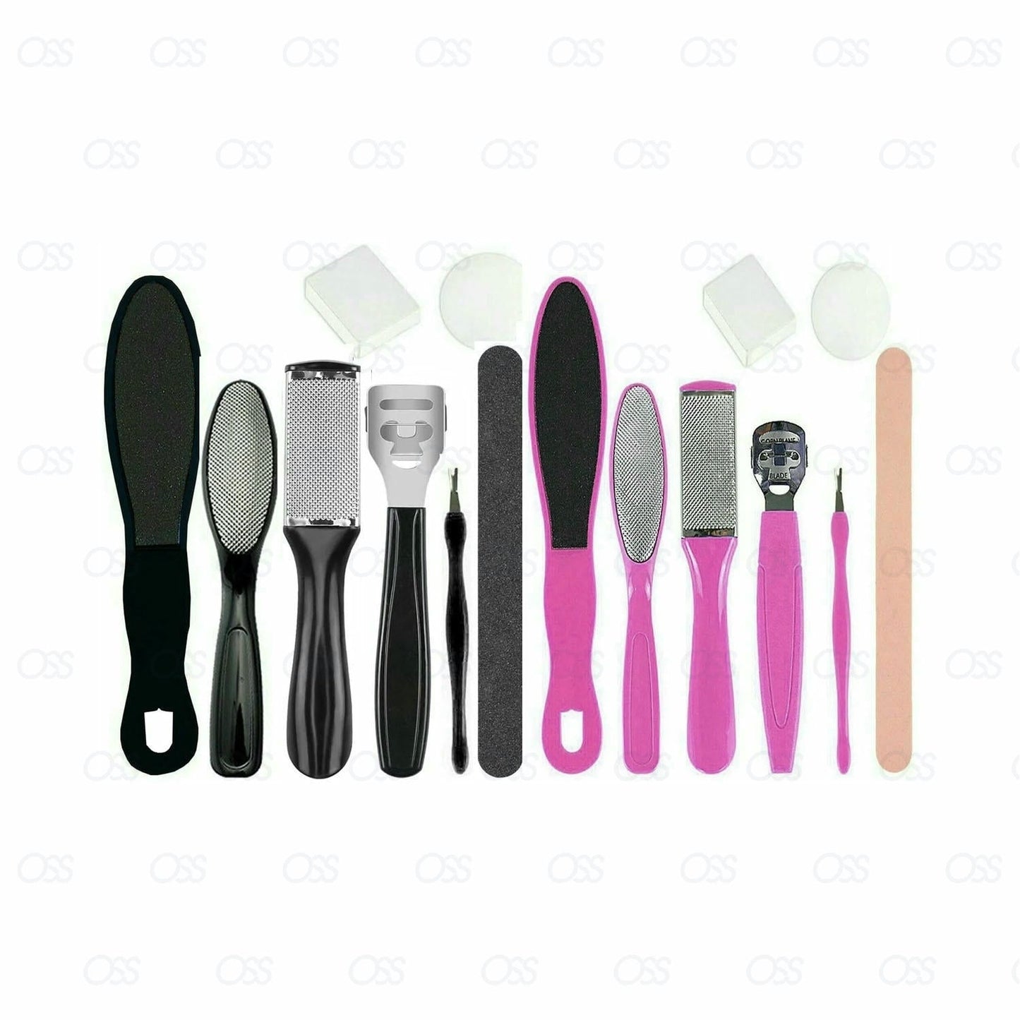 8 X Hard Dry Skin Remove Shaver Foot Pedicure Set Feet Blades Scraper Callus Kit