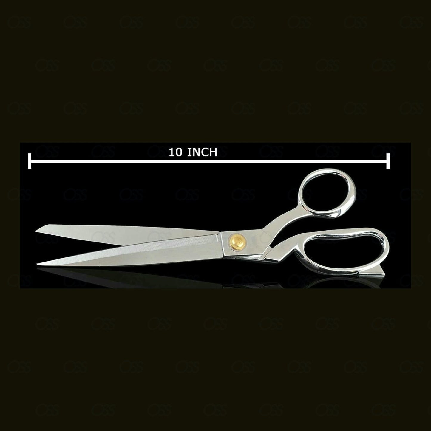 10" German Tailor Dressmaking Scissors - Heavy Duty Stainless Steel Sharp Shears Fabric, Clothes, Leather, Denim, Altering, Sewing & Tailoring