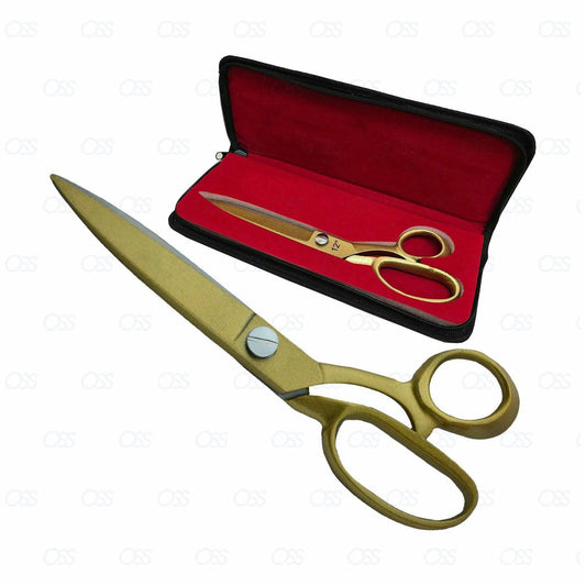 12 Inches Tailor Dressmaking Scissors - Heavy Duty Stainless Steel Sharp Shears Fabric, Clothes, Leather, Denim, Altering, Sewing & Tailoring