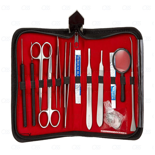 13 PCs STUDENT DISSECTING KIT VETERINARY SURGICAL DIAGNOSTIC EXAMINATION CE