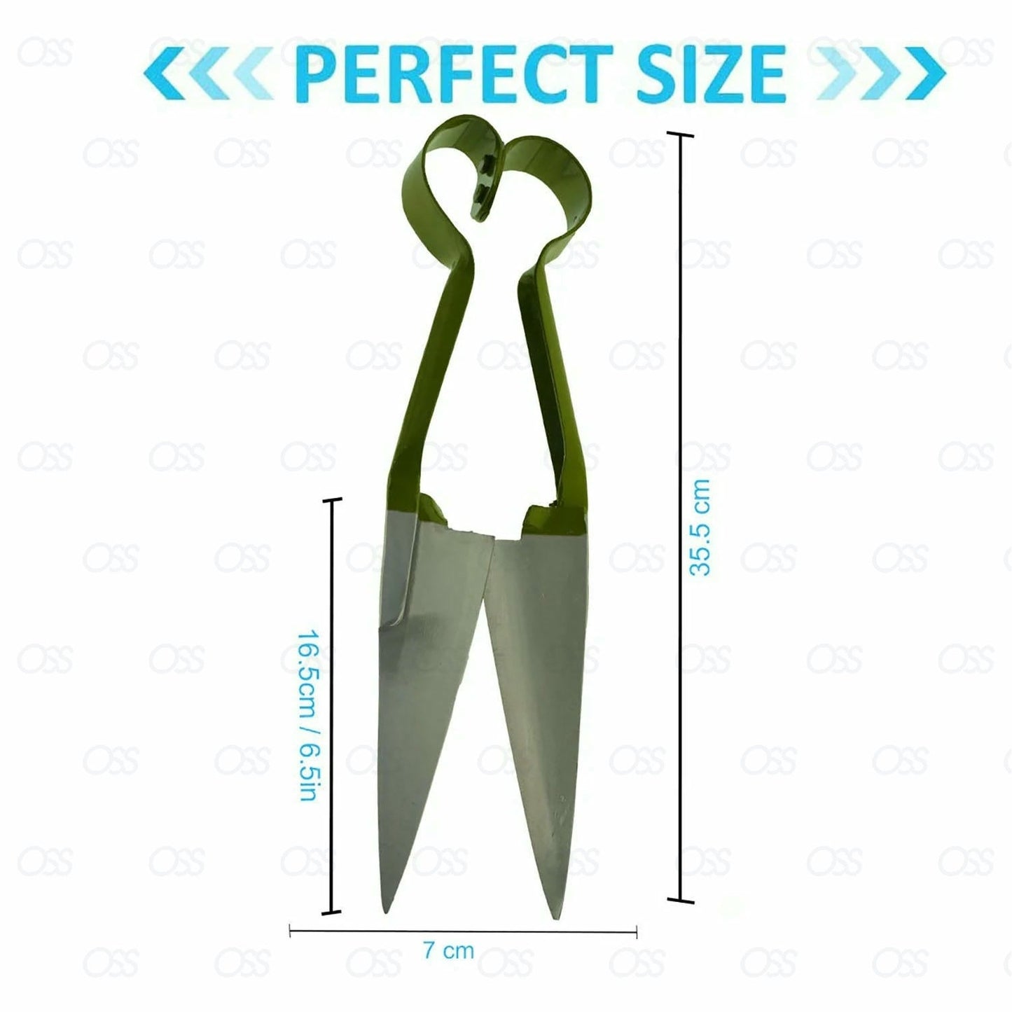 14" Sheep Shears Topiary Made Of Quality Steel Green Livestock Supplies New