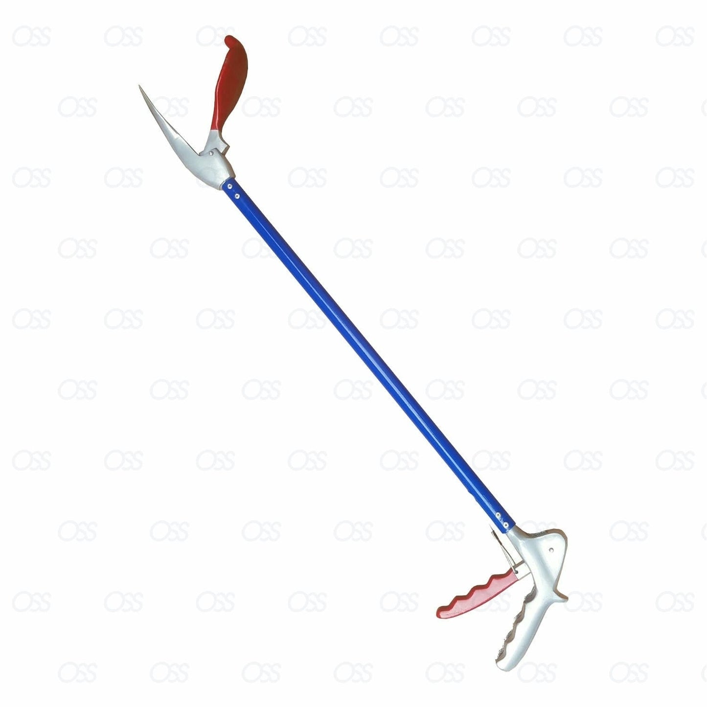 25" Snake Catcher Stick Lizards Tongs Rattlesnake Catcher Grabber RED & BLUE