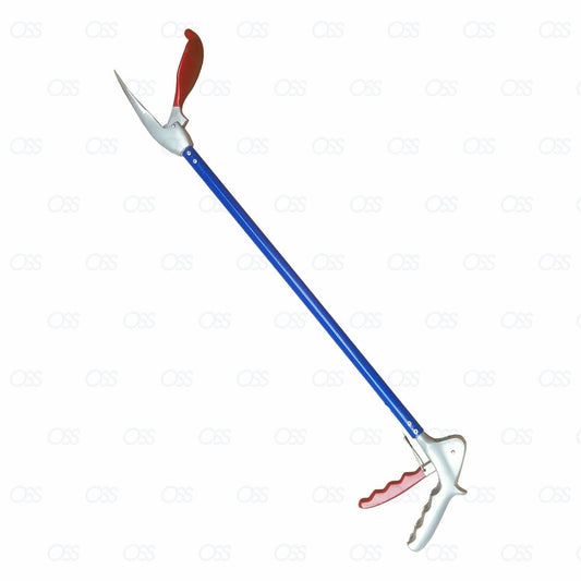 25" Snake Catcher Stick Lizards Tongs Rattlesnake Catcher Grabber RED & BLUE