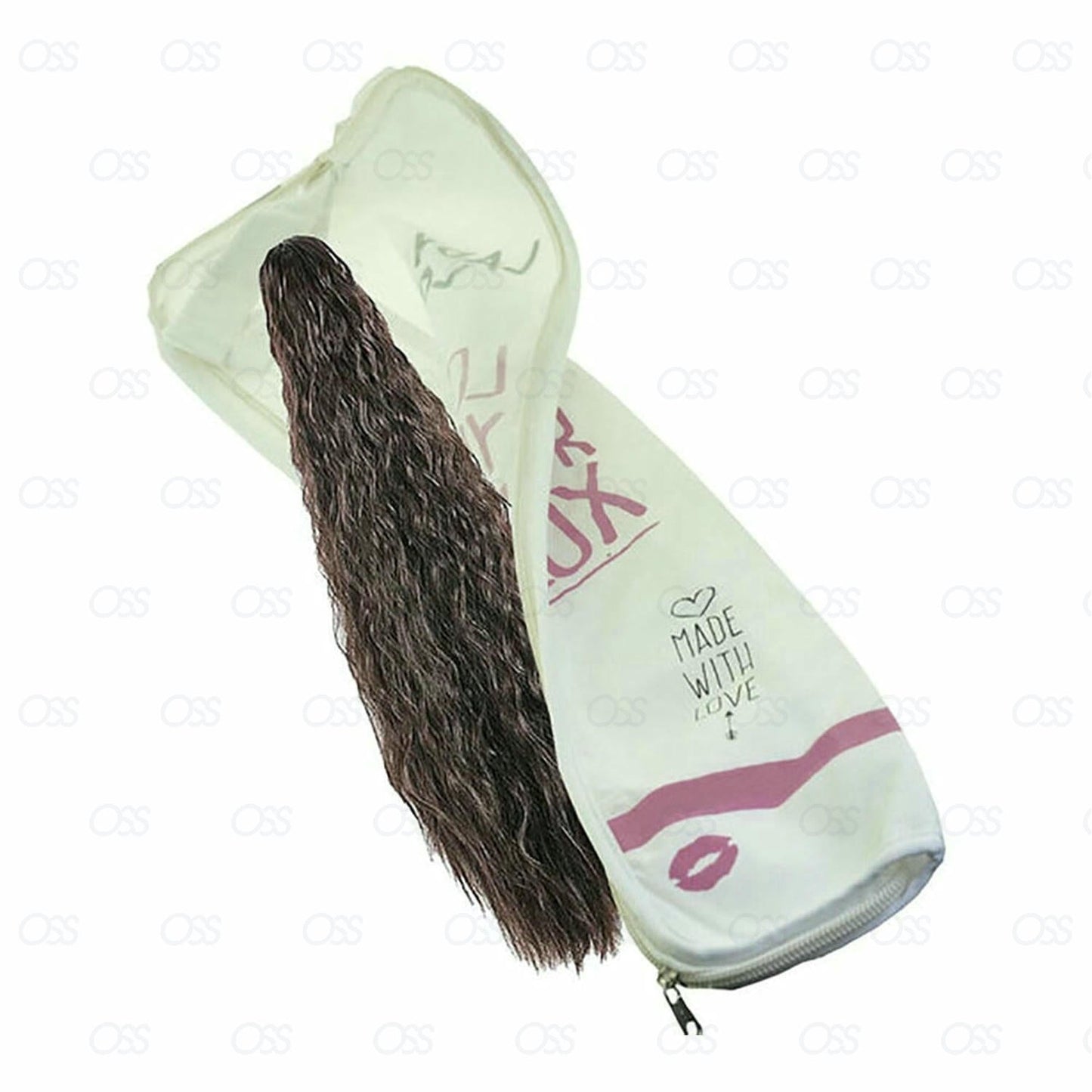 1/2Pcs Foldable Wig Storage Bag Hair Tools Hair Hanger Hanging Pouch Organizer