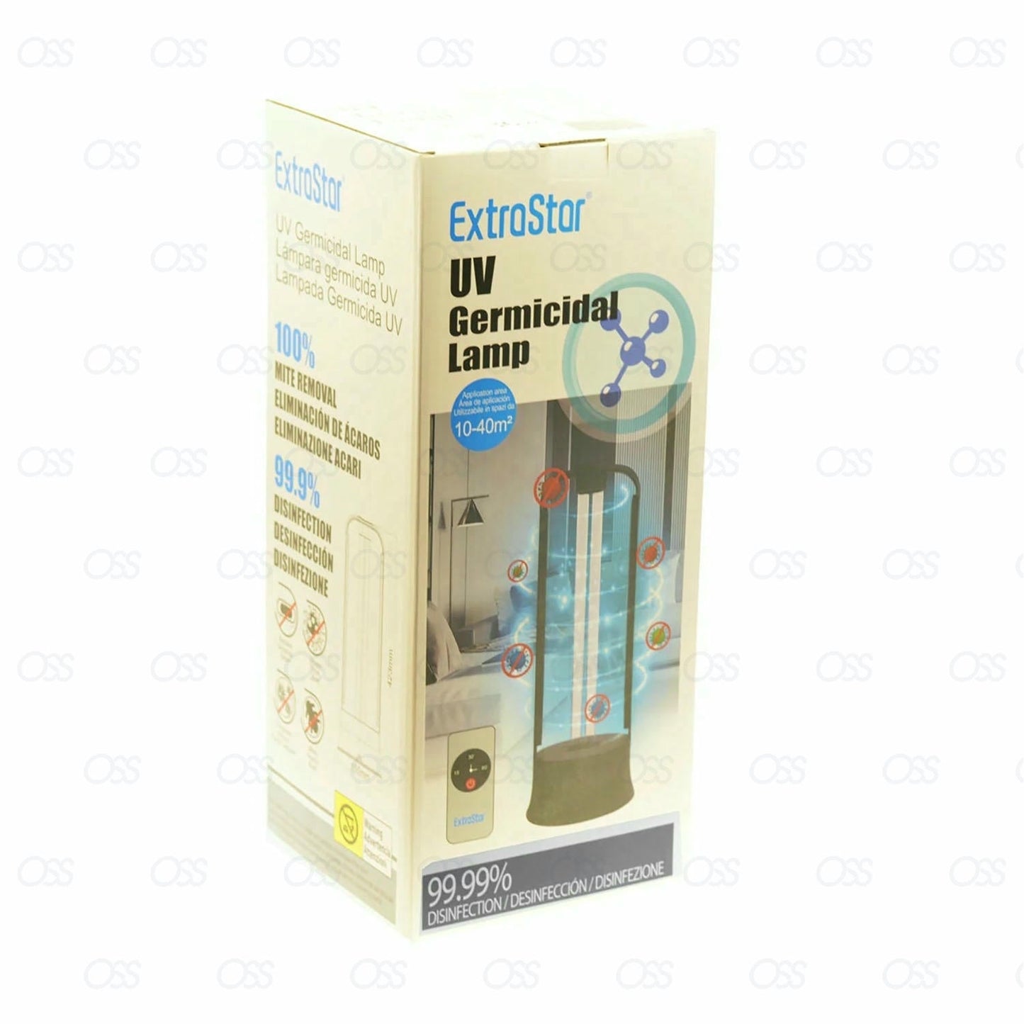 36W UV Germicidal Lamp Remote Control UV Sterilization Lights Disinfection Lamp